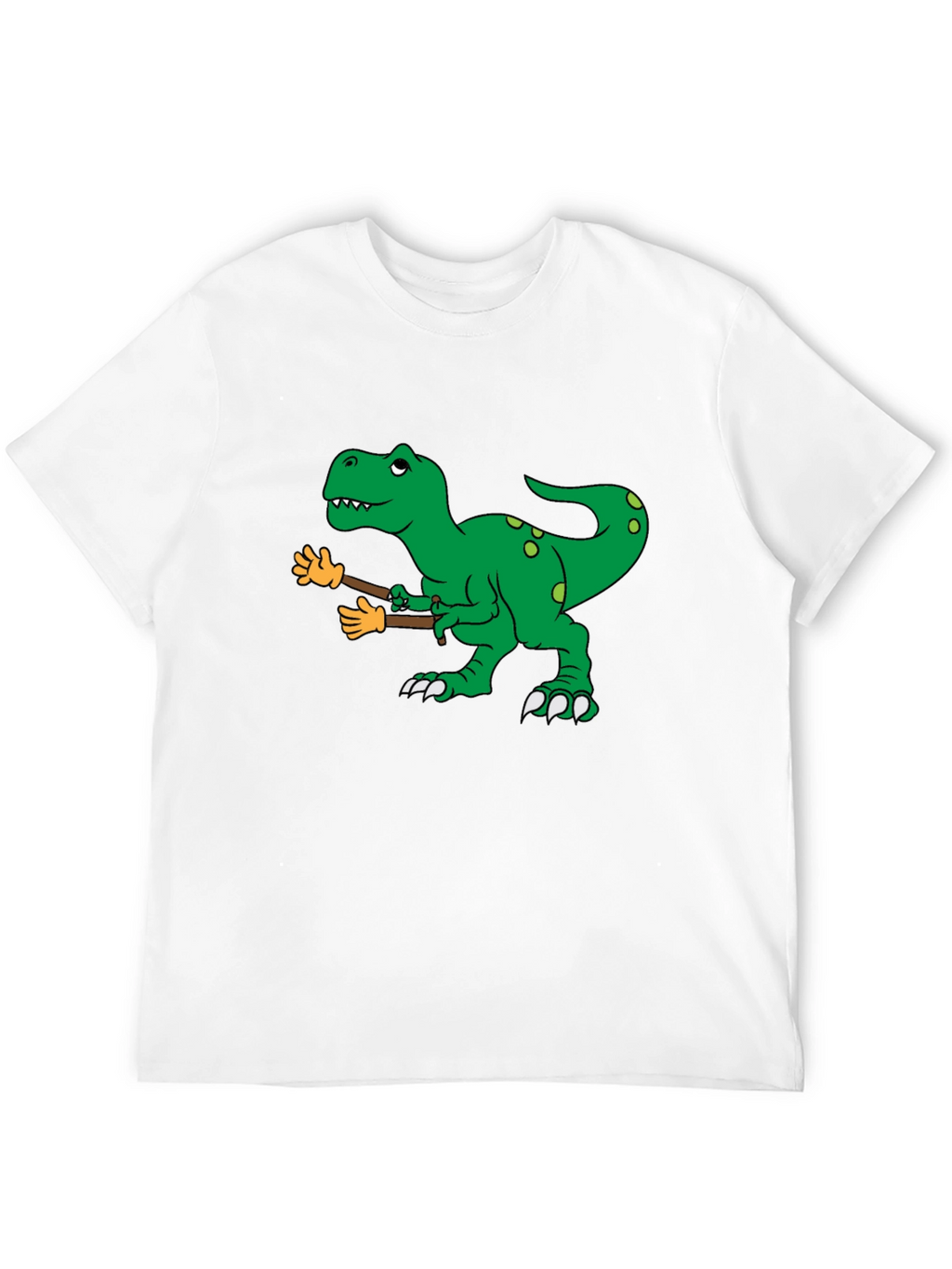Dinosaur T-Rex with Fake Arms Funny Graphic Tee