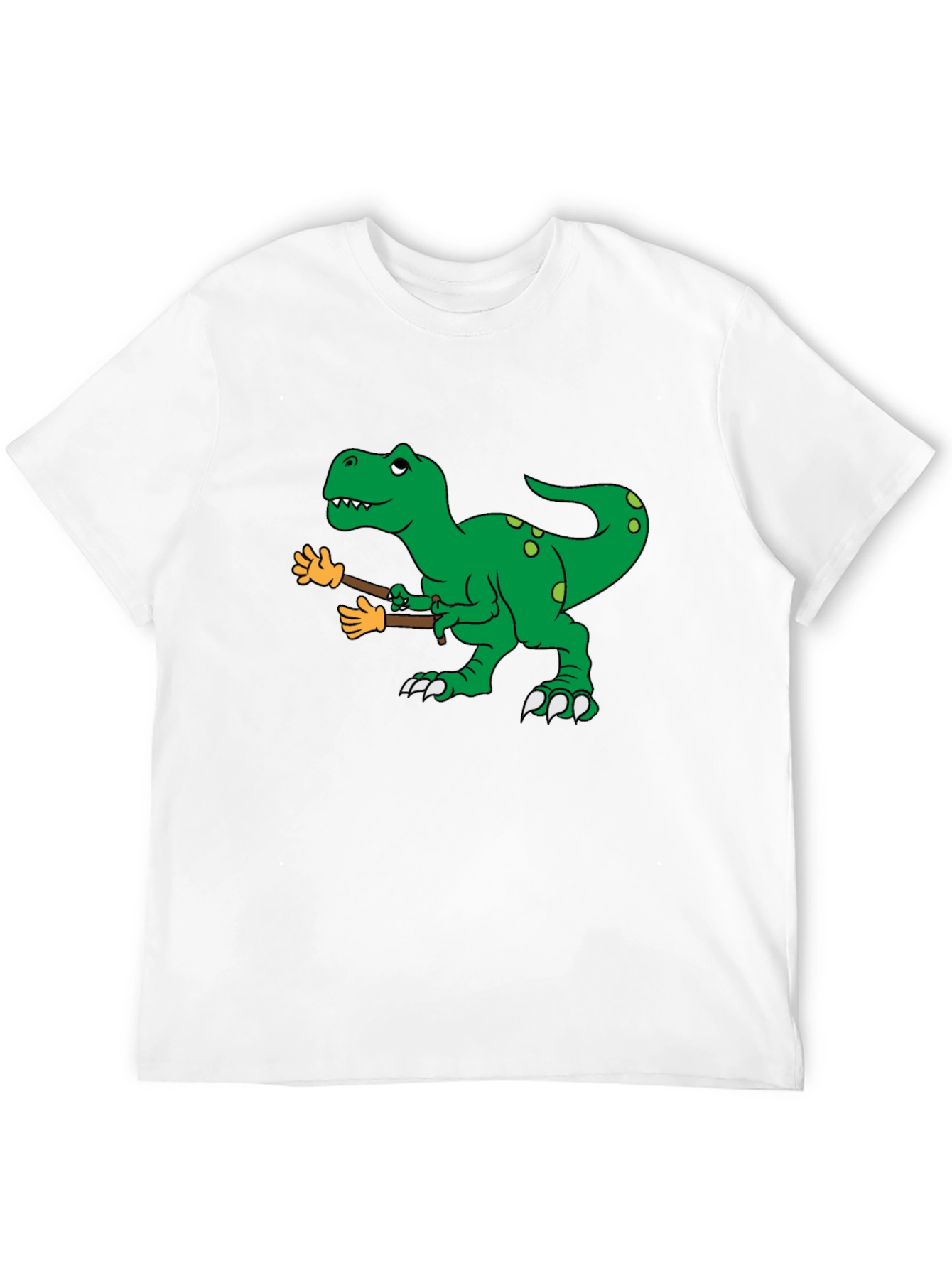 Dinosaur T-Rex with Fake Arms Funny Graphic Tee