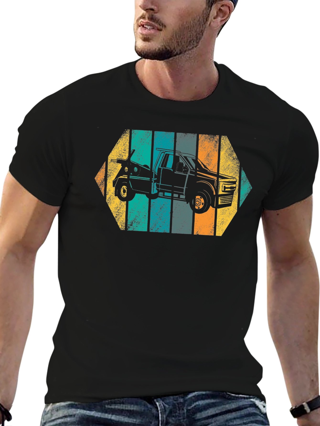 Retro Tow Truck T-Shirt - Vintage Automotive Design