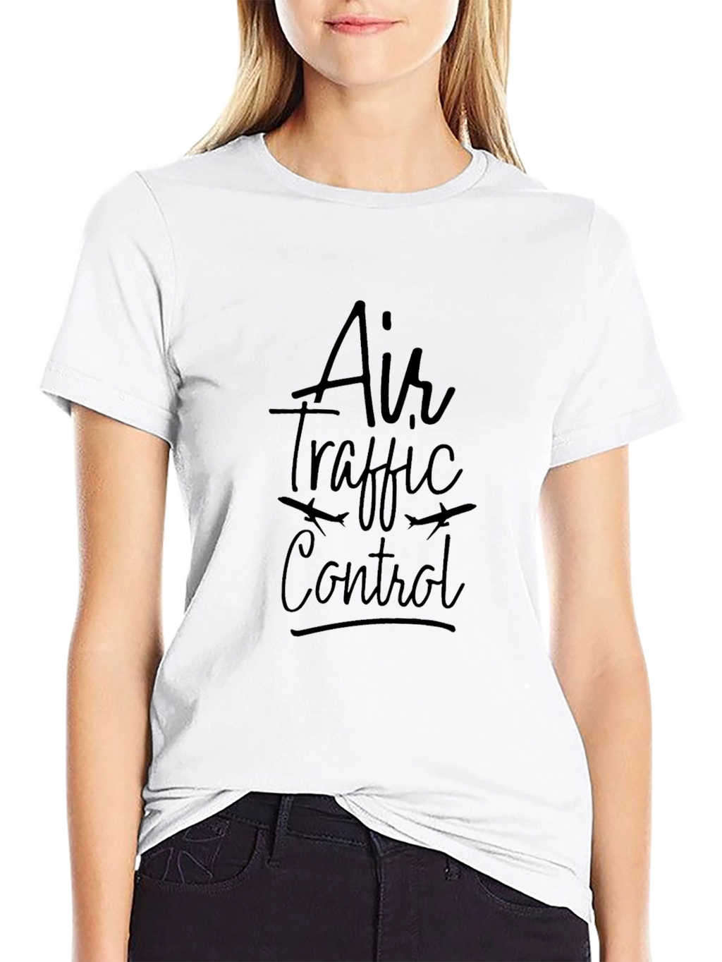 Air Traffic Control Graphic Tee - Black