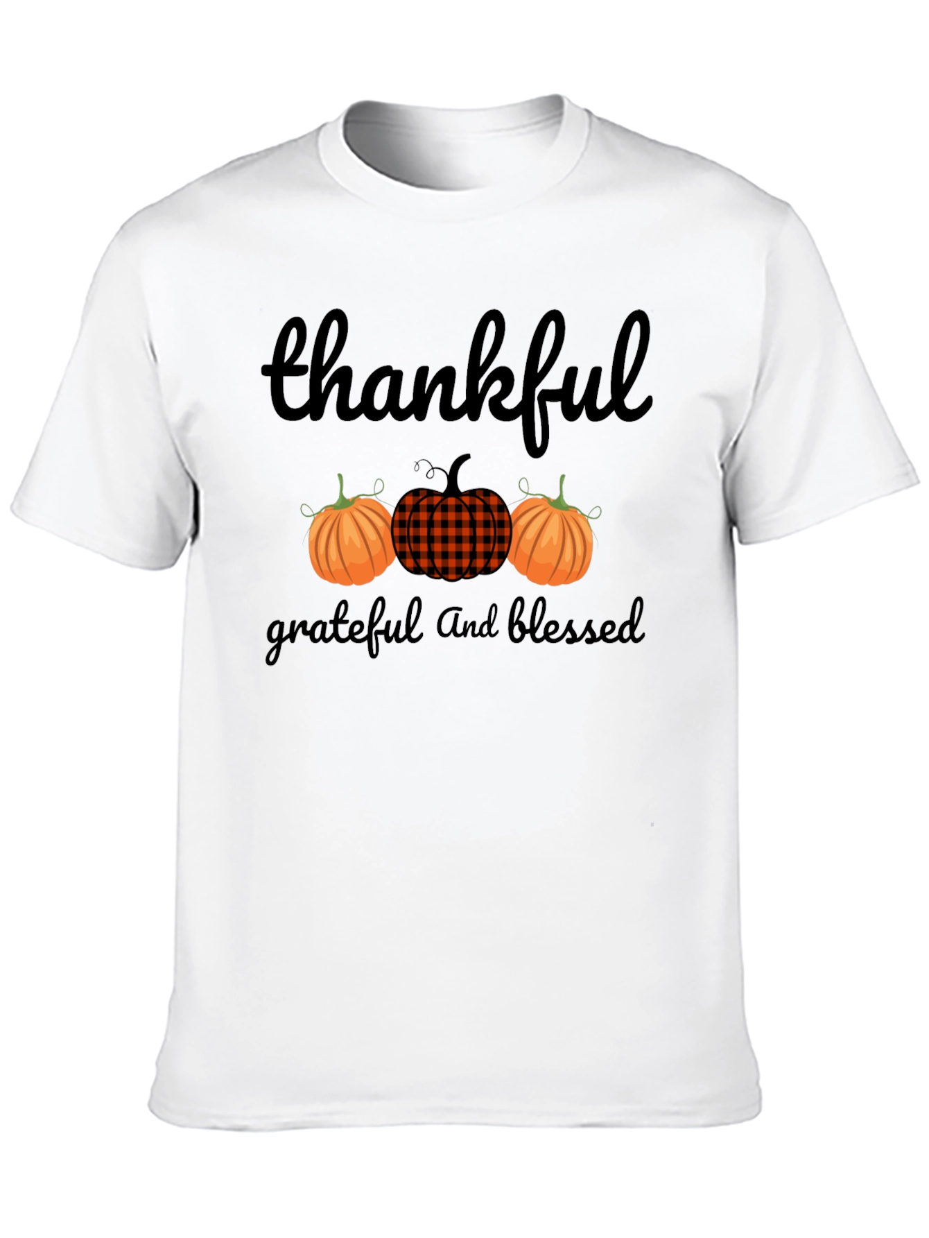 Thankful Grateful and Blessed Graphic Tee