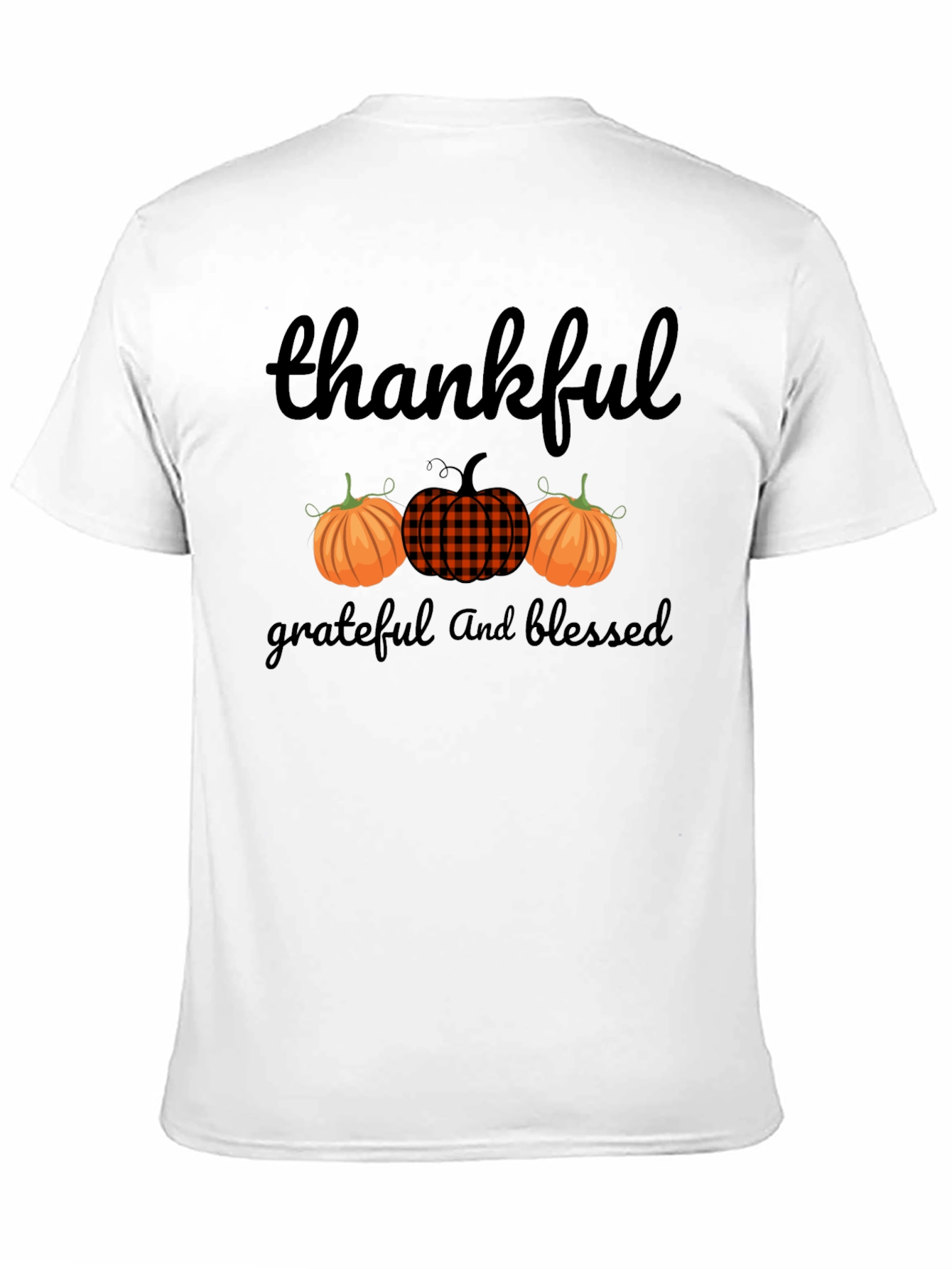 Thankful Grateful and Blessed Graphic Tee