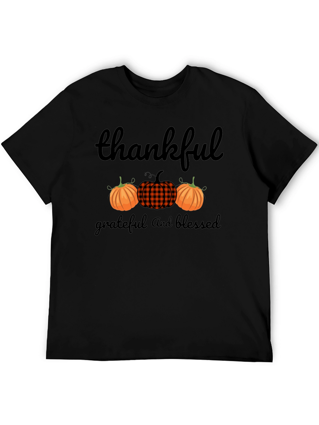 Thankful Grateful and Blessed Graphic Tee