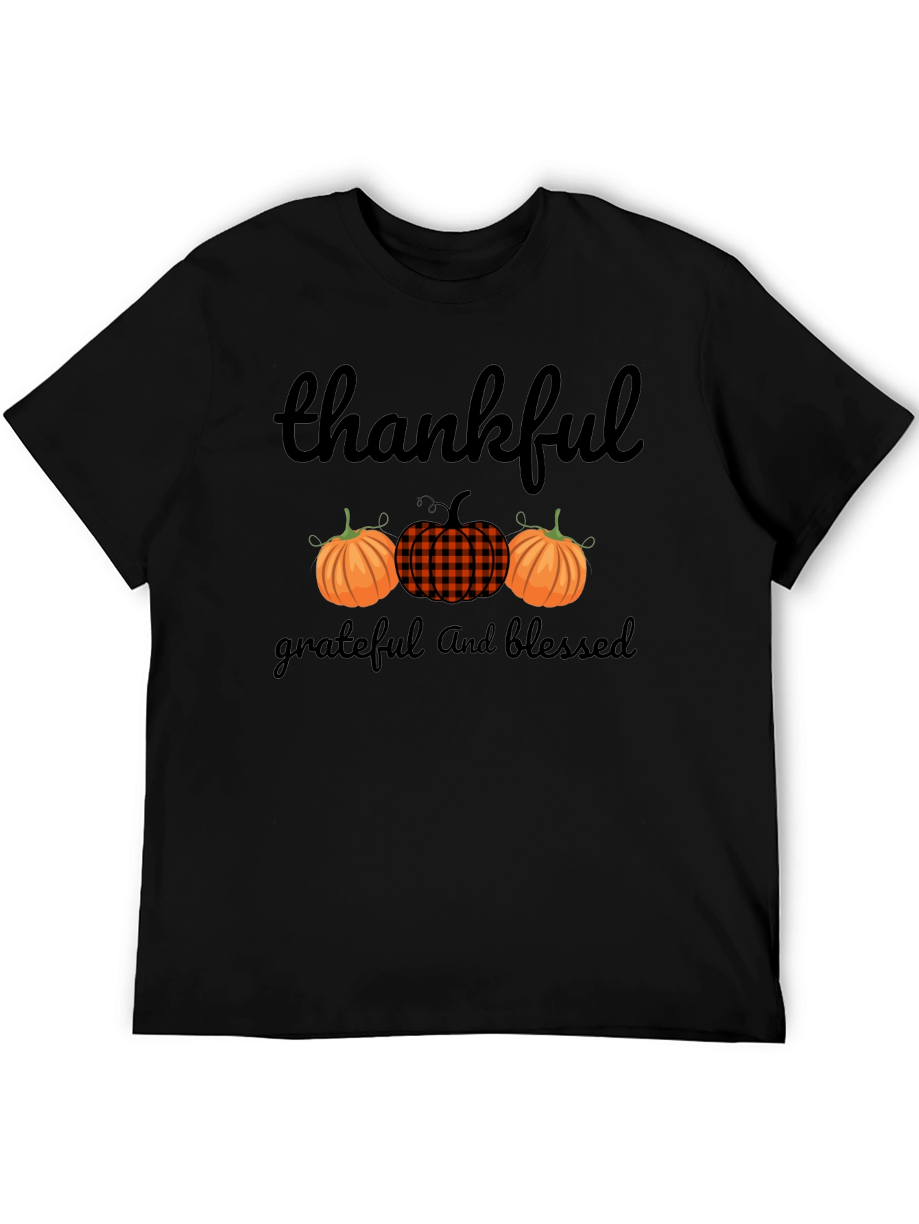 Thankful Grateful and Blessed Graphic Tee
