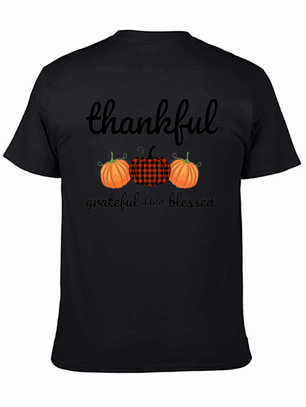 Thankful Grateful and Blessed Graphic Tee