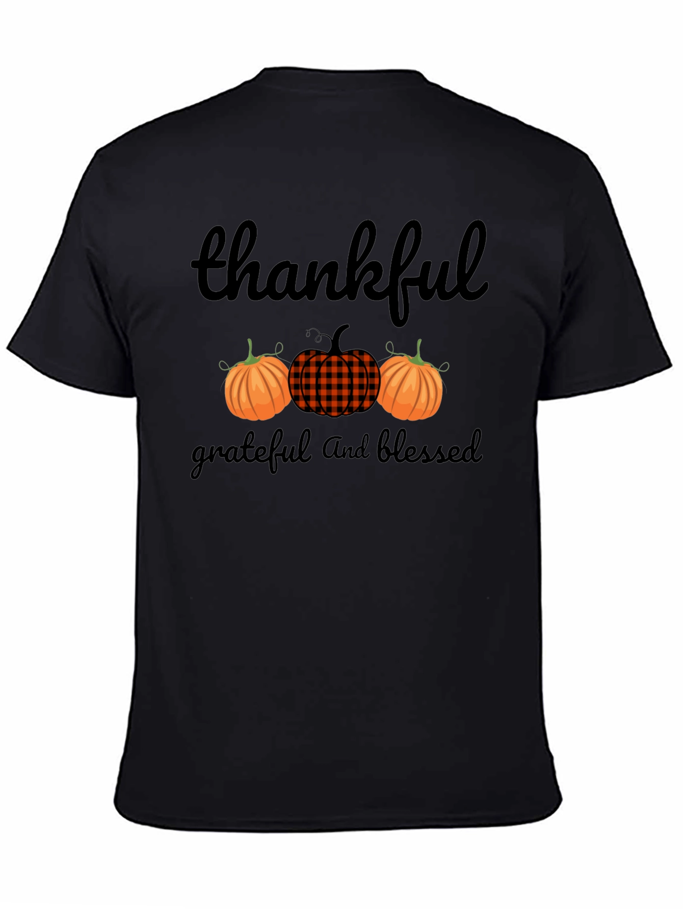 Thankful Grateful and Blessed Graphic Tee