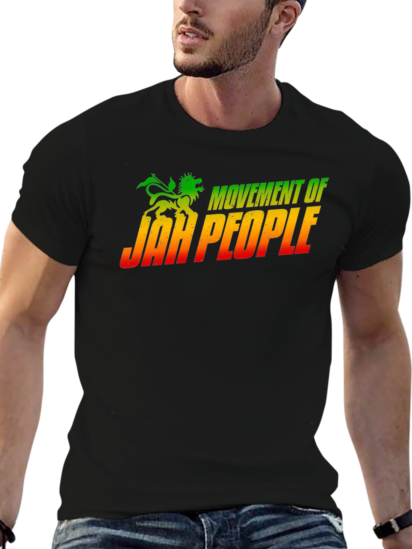 Rasta Jah People Lion T-Shirt Reggae Roots