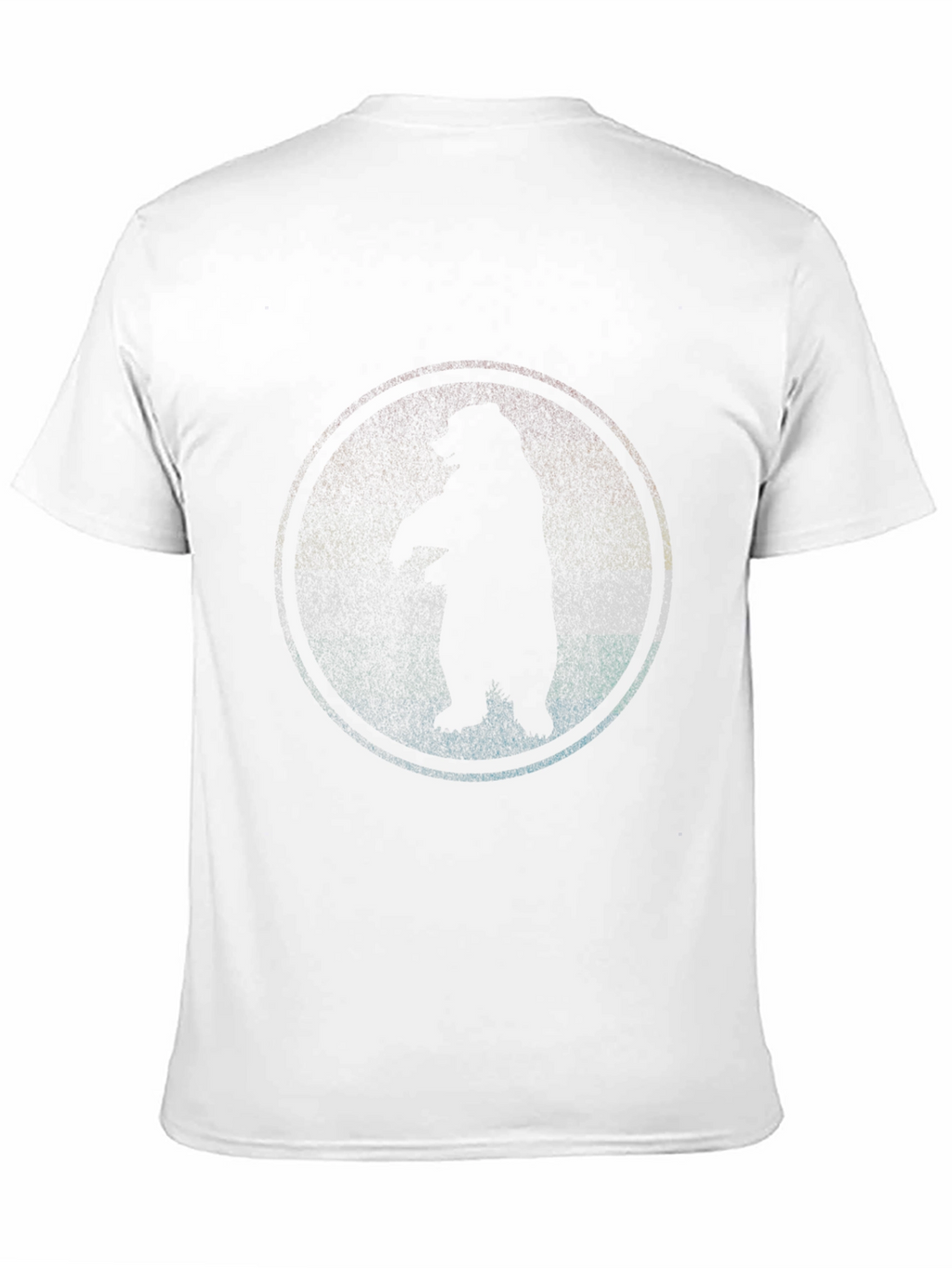 Cool Bear Silhouette Graphic Black T-Shirt