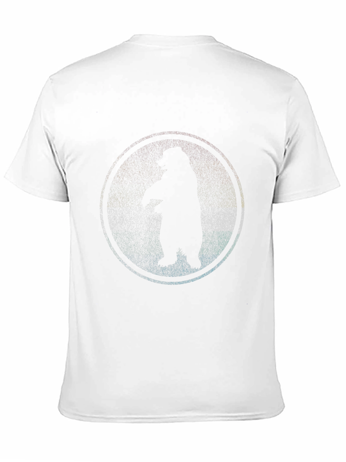 Cool Bear Silhouette Graphic Black T-Shirt