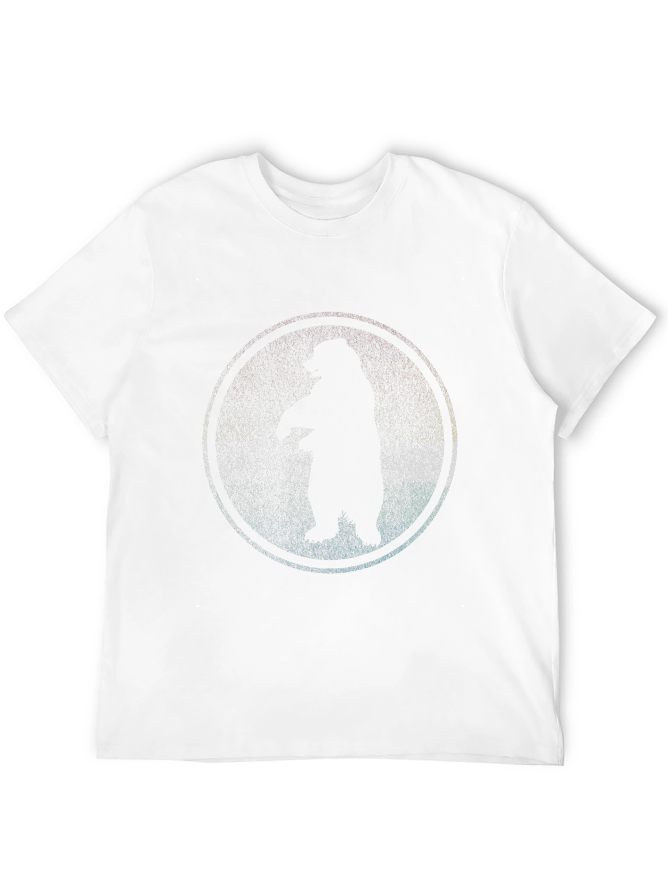 Cool Bear Silhouette Graphic Black T-Shirt