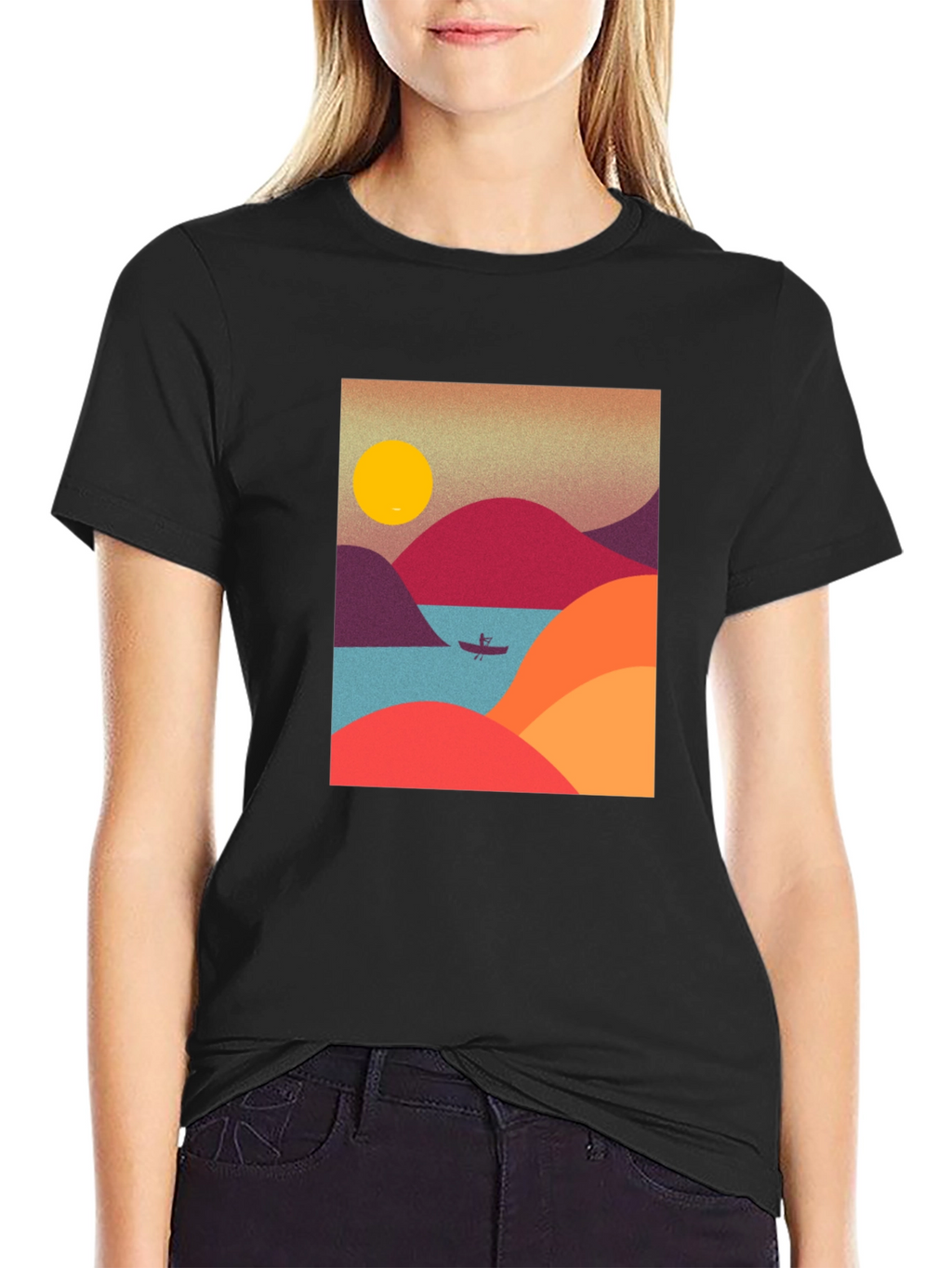 Retro Mountainscape T-Shirt