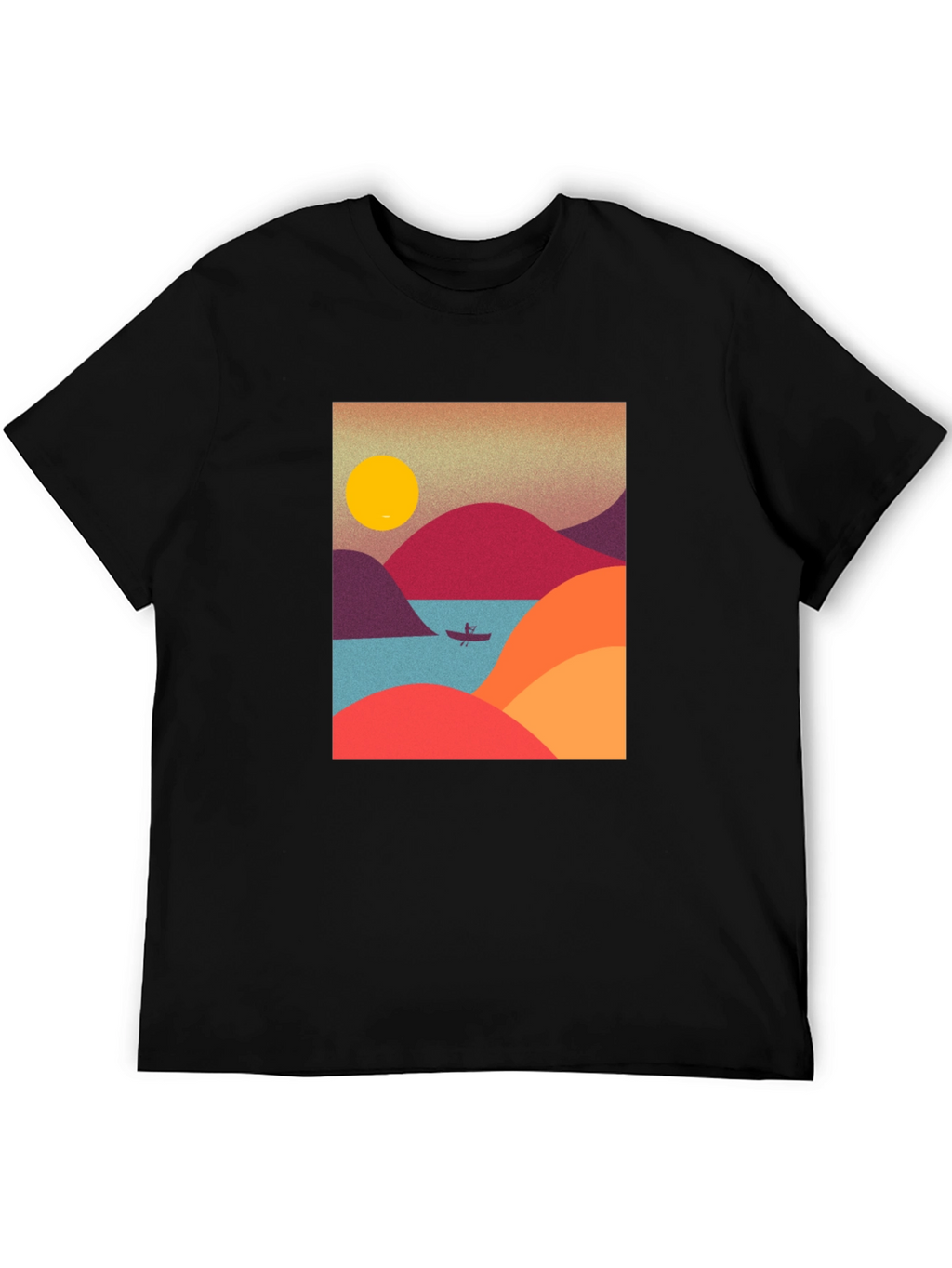 Retro Mountainscape T-Shirt