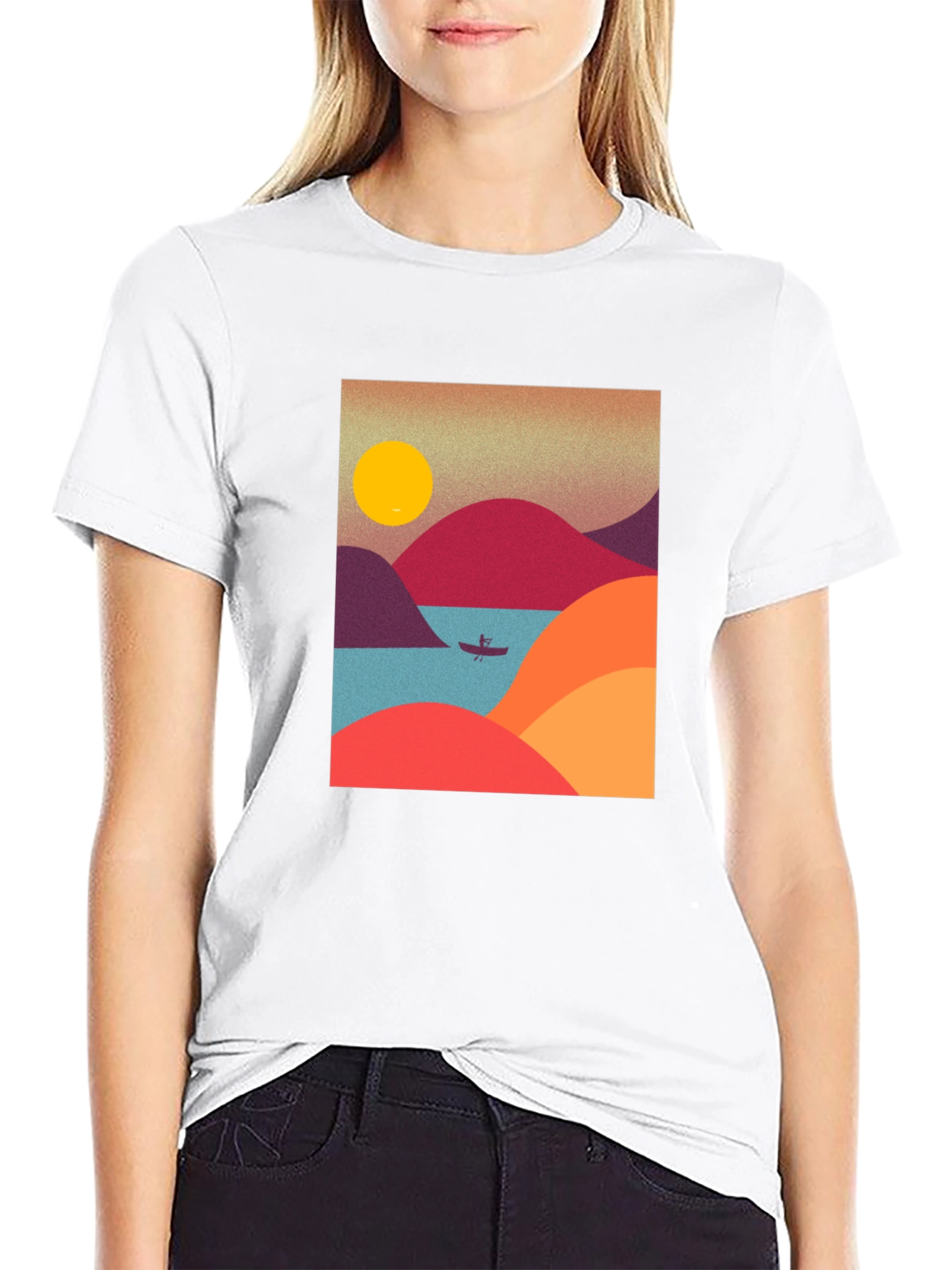 Retro Mountainscape T-Shirt