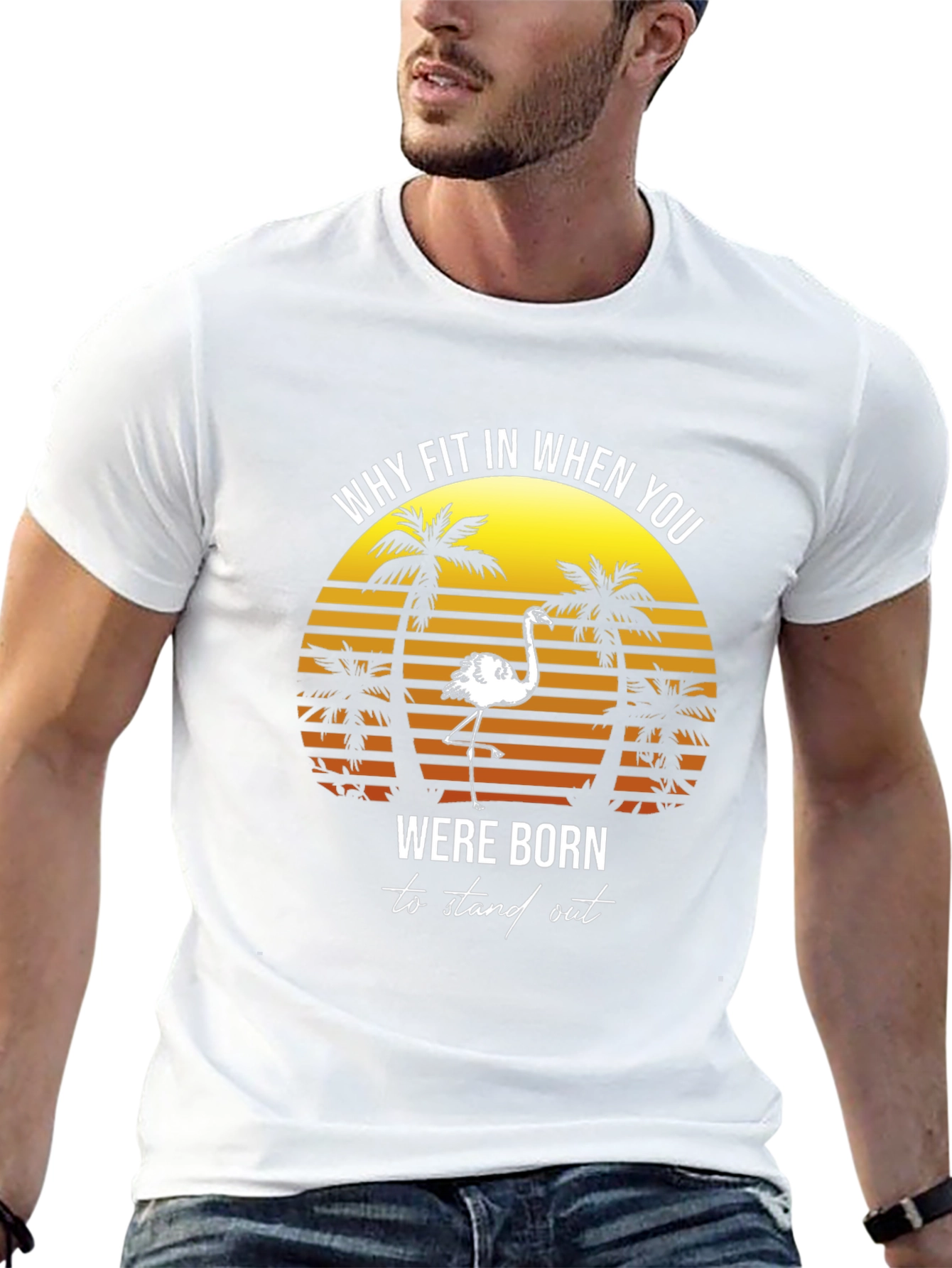 Flamingo Graphic T-Shirt: Stand Out Style