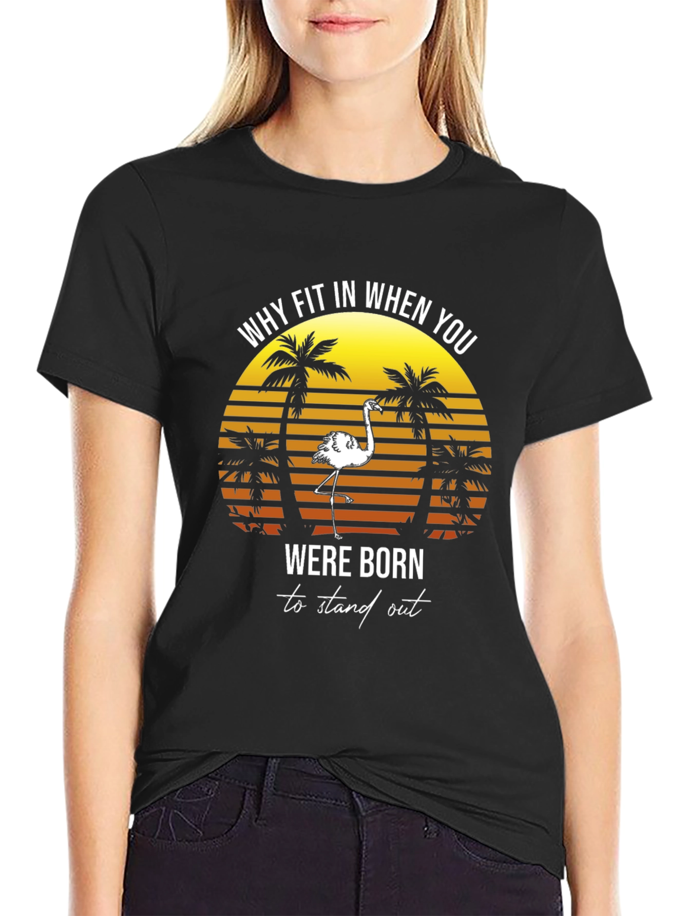 Flamingo Graphic T-Shirt: Stand Out Style