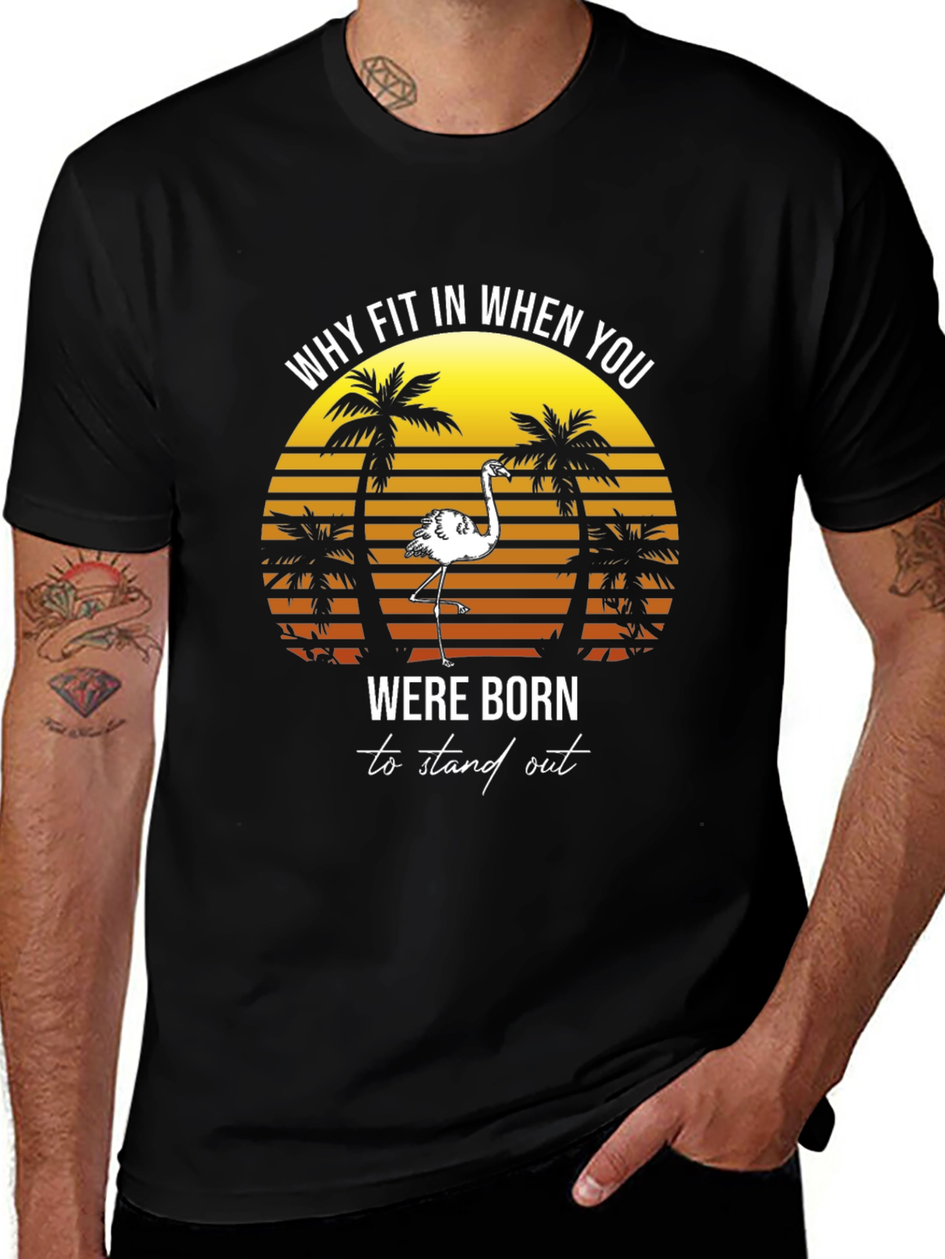 Flamingo Graphic T-Shirt: Stand Out Style