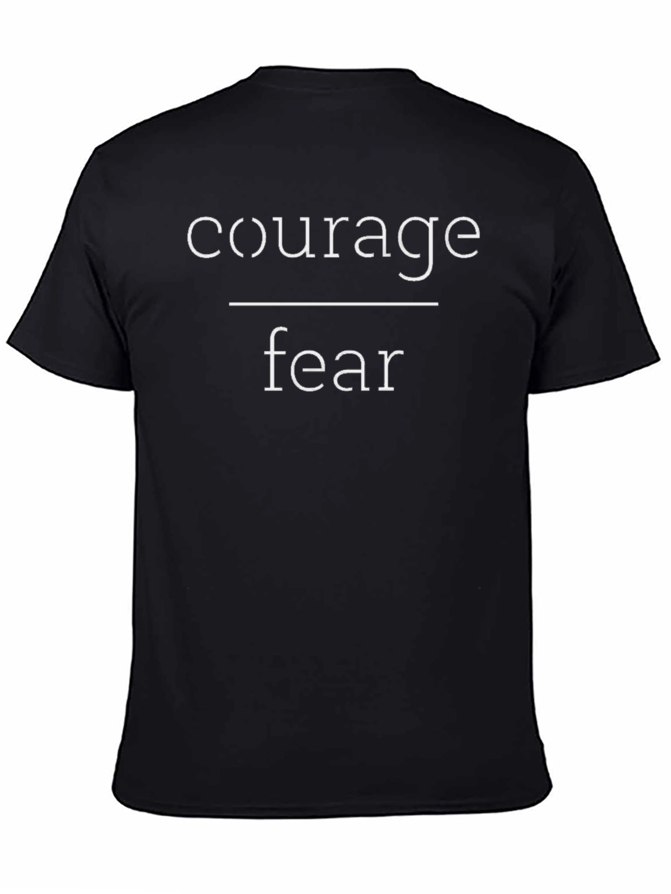 Courage Over Fear Graphic Tee - Motivational Shirt