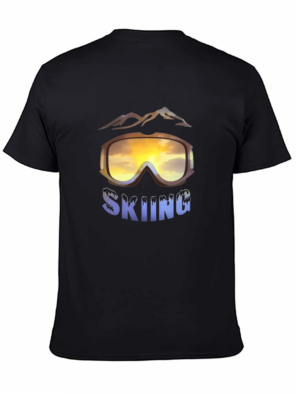 Skiing Graphic T-Shirt - Mountain Adventure Tee