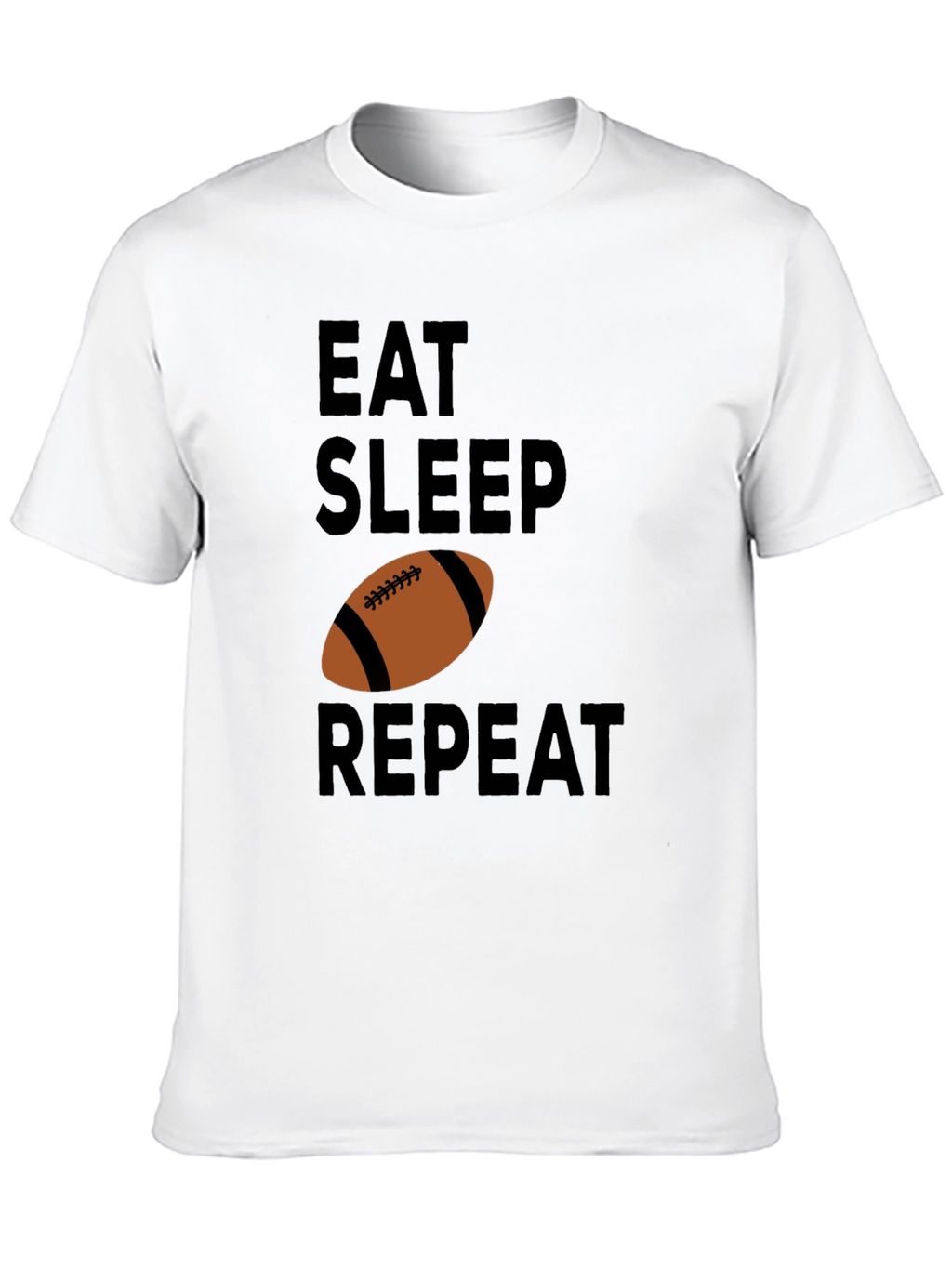 Eat Sleep Football Repeat T-Shirt