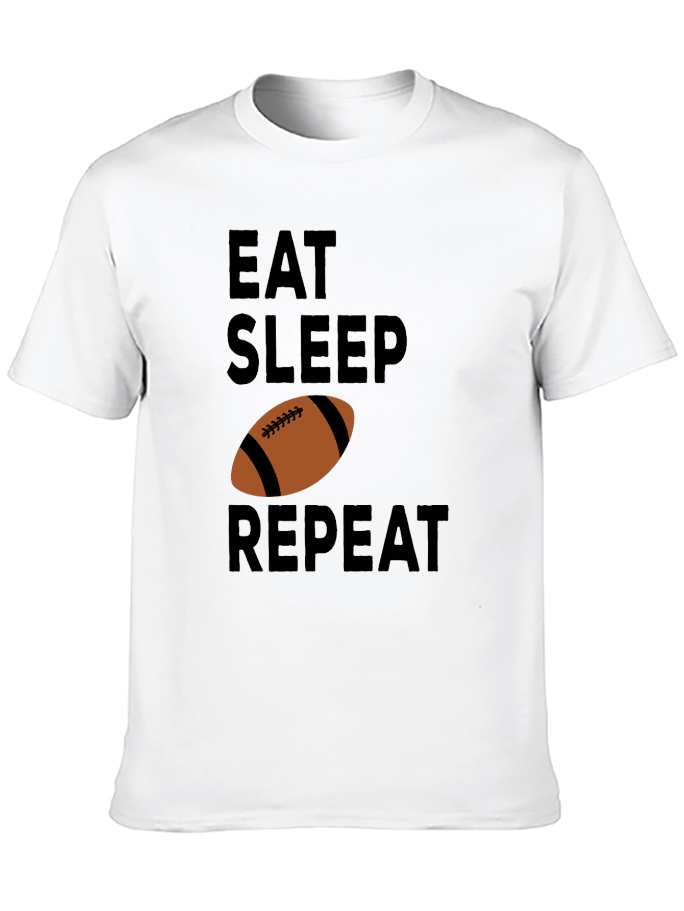 Eat Sleep Football Repeat T-Shirt