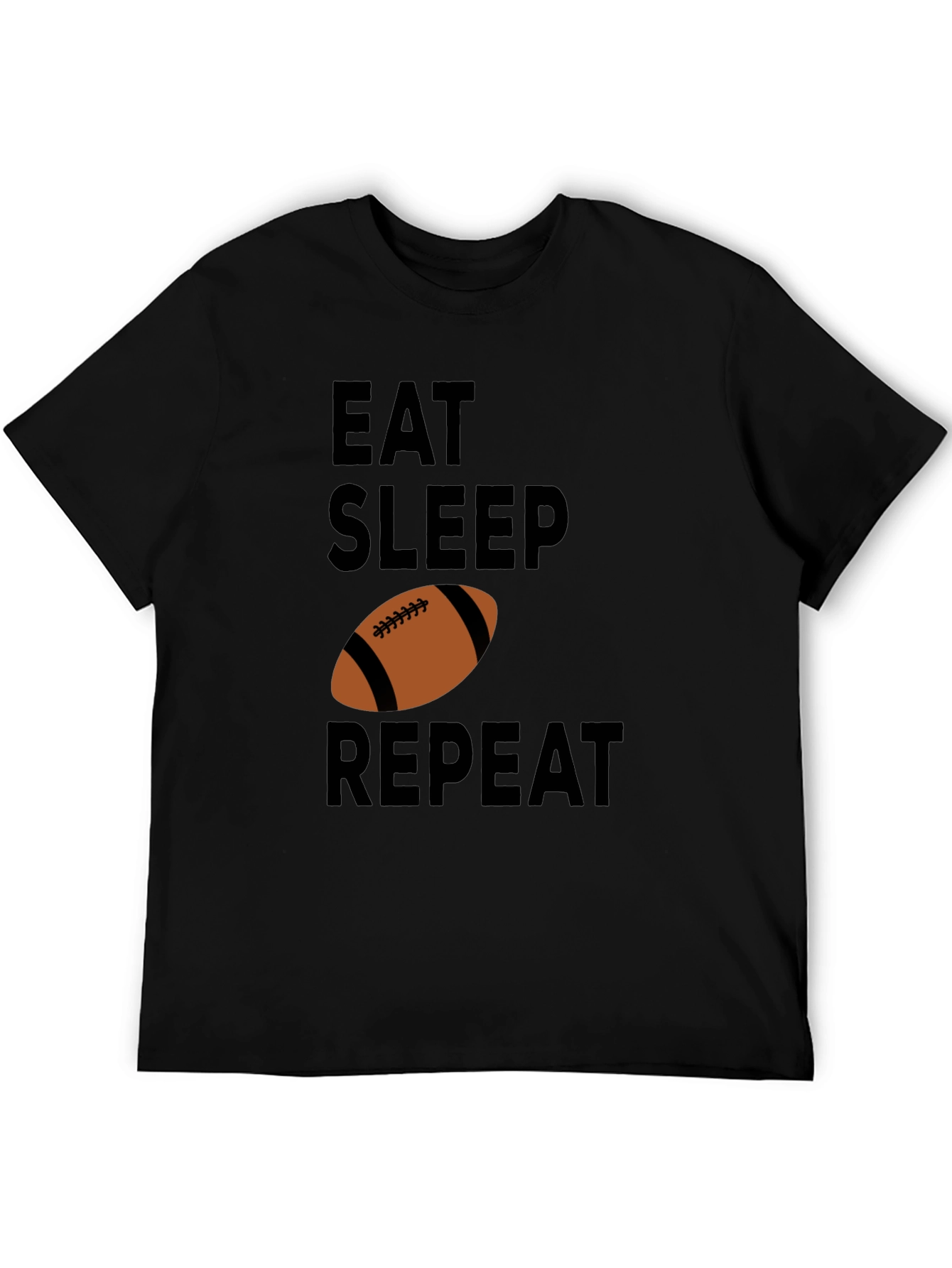 Eat Sleep Football Repeat T-Shirt