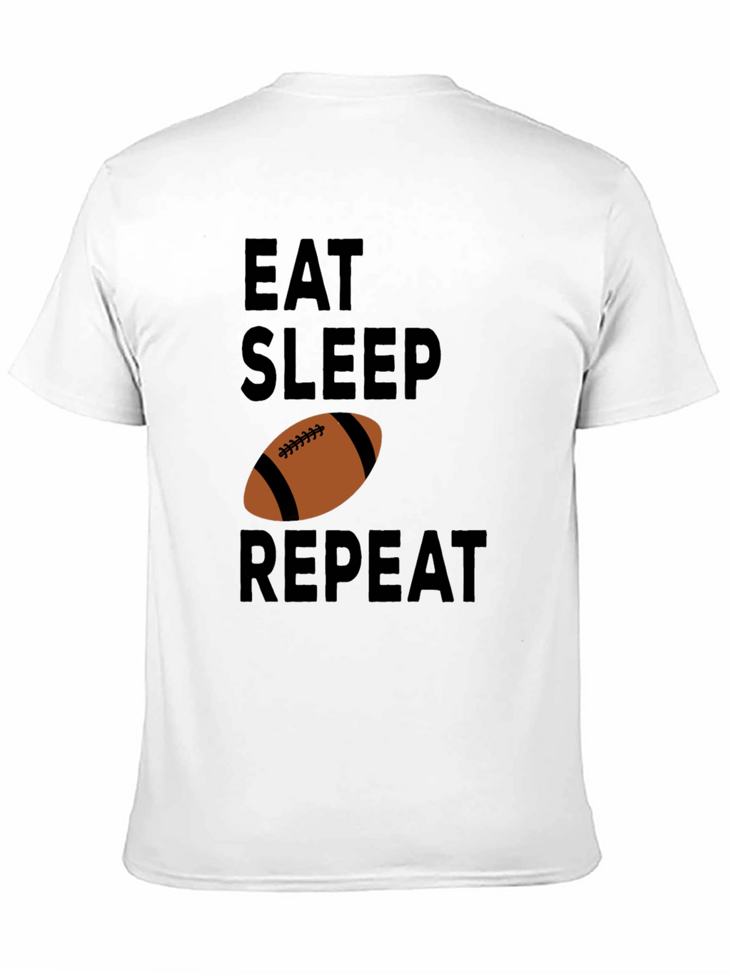 Eat Sleep Football Repeat T-Shirt
