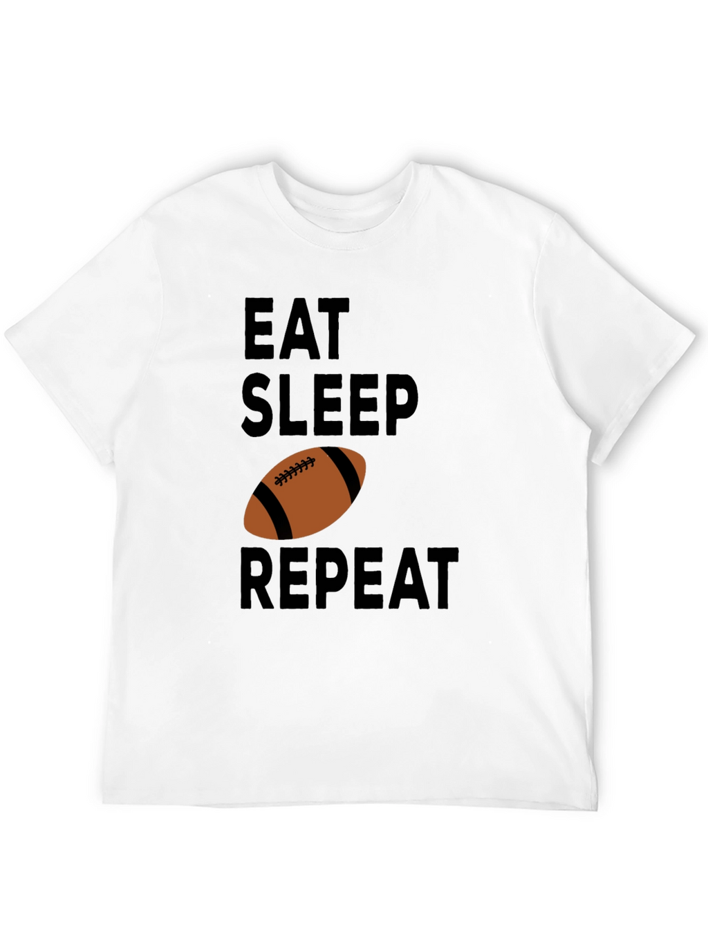 Eat Sleep Football Repeat T-Shirt