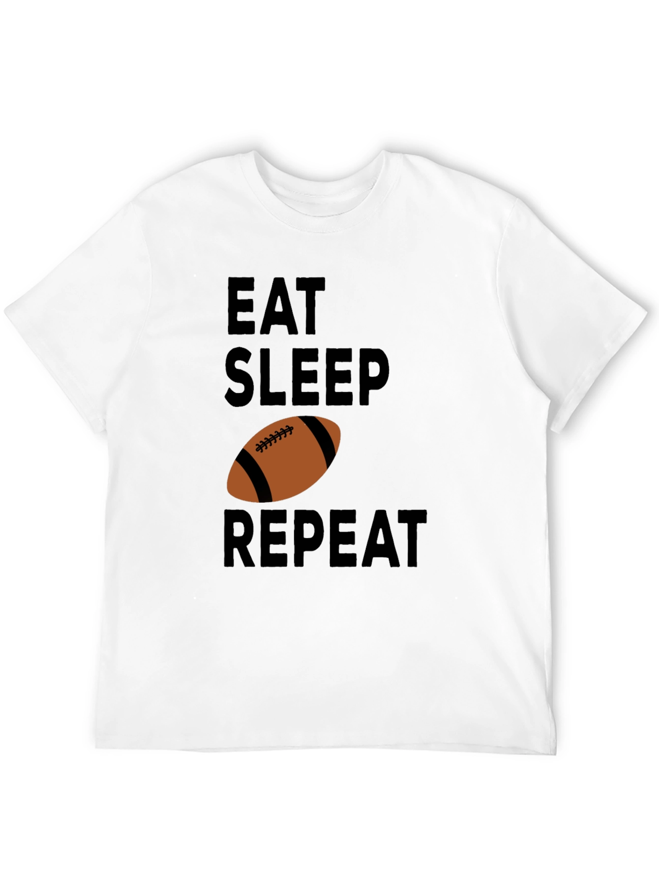 Eat Sleep Football Repeat T-Shirt