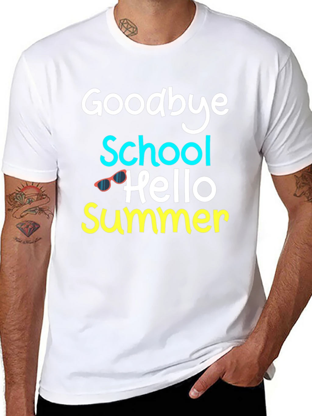 Goodbye School Hello Summer Graphic Tee