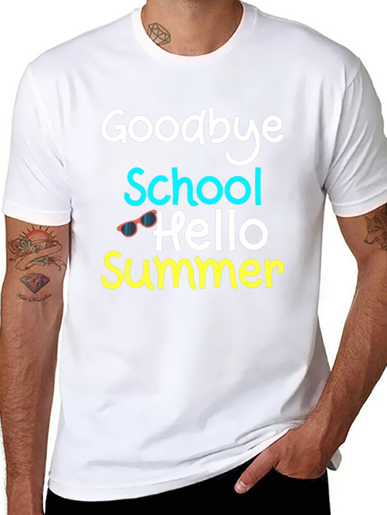 Goodbye School Hello Summer Graphic Tee