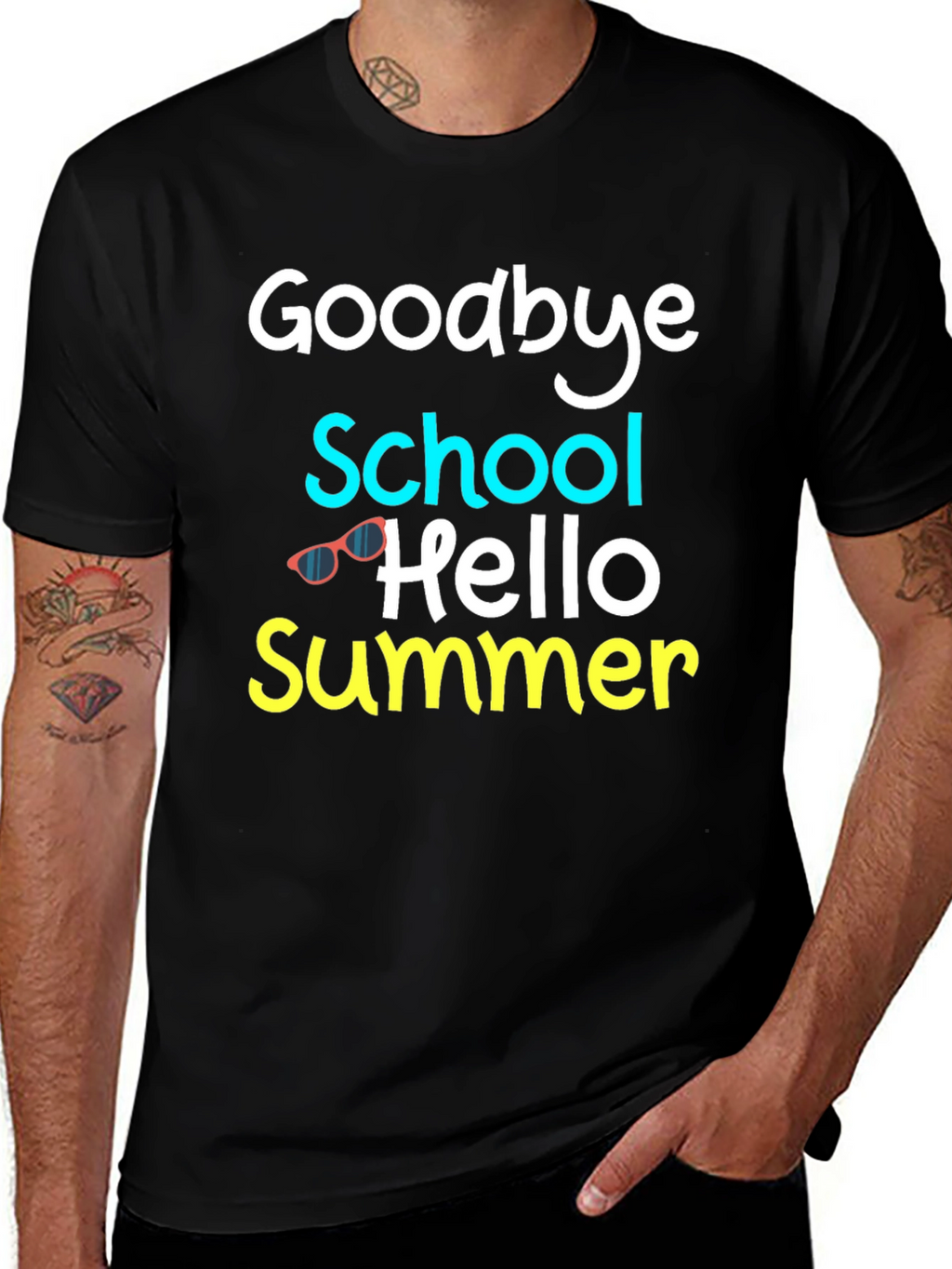 Goodbye School Hello Summer Graphic Tee
