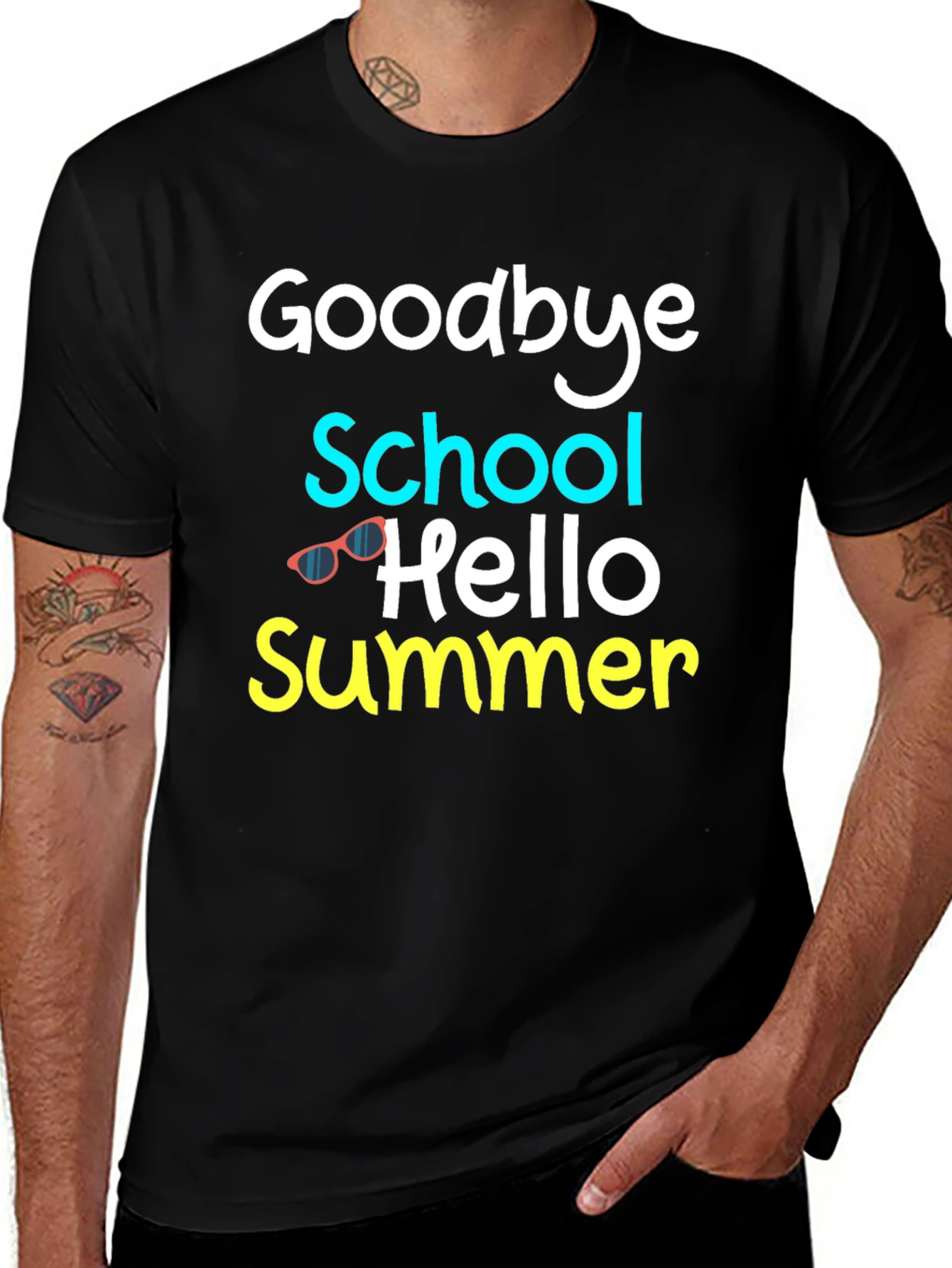 Goodbye School Hello Summer Graphic Tee