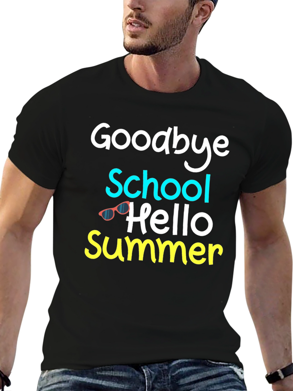 Goodbye School Hello Summer Graphic Tee