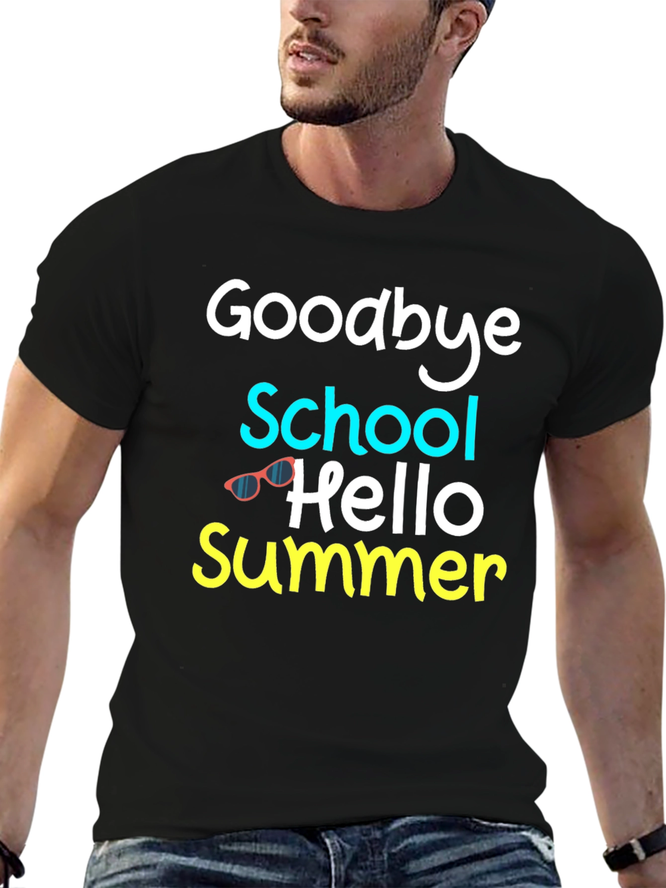 Goodbye School Hello Summer Graphic Tee