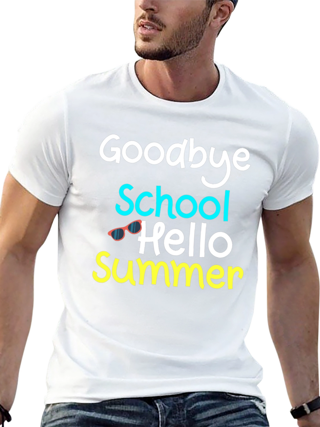Goodbye School Hello Summer Graphic Tee