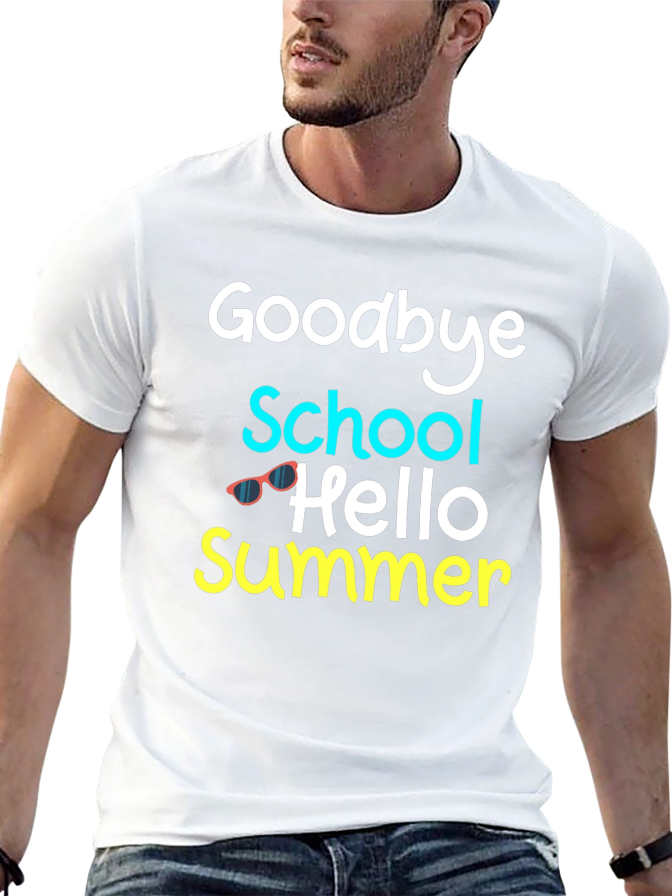 Goodbye School Hello Summer Graphic Tee