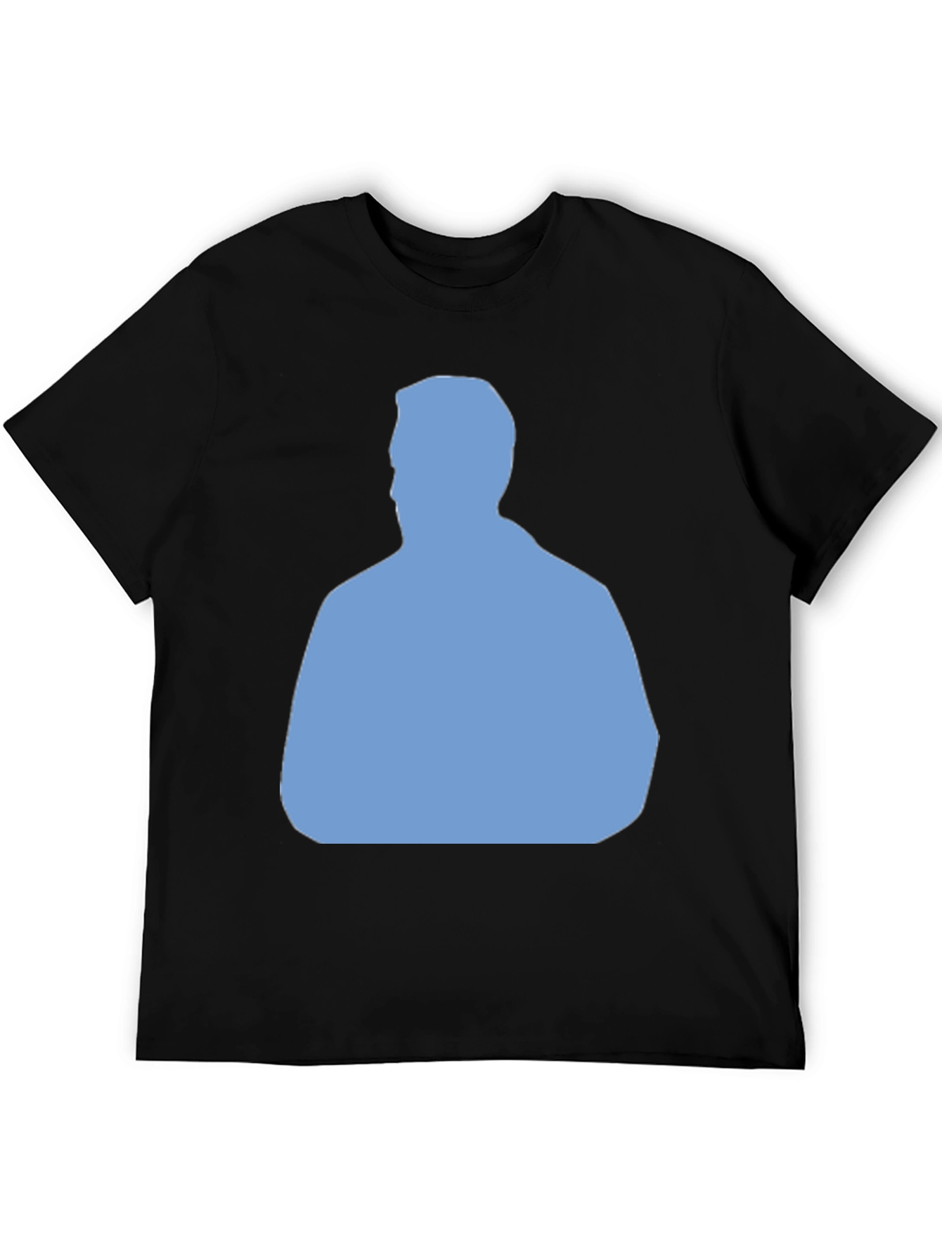 Modern Silhouette Graphic T-Shirt - Black