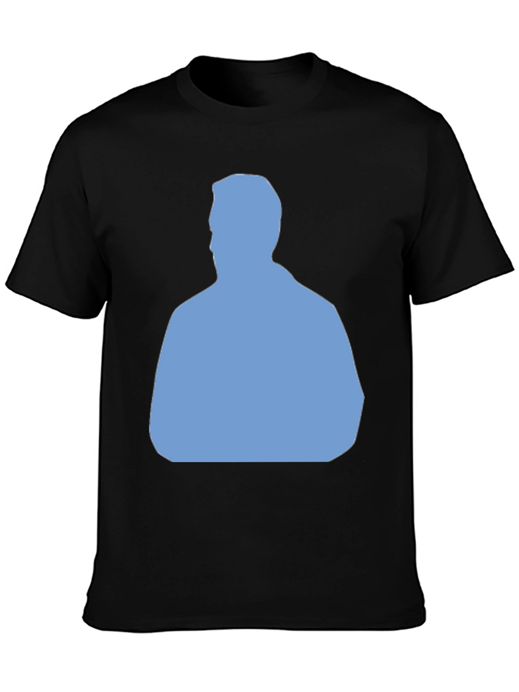 Modern Silhouette Graphic T-Shirt - Black