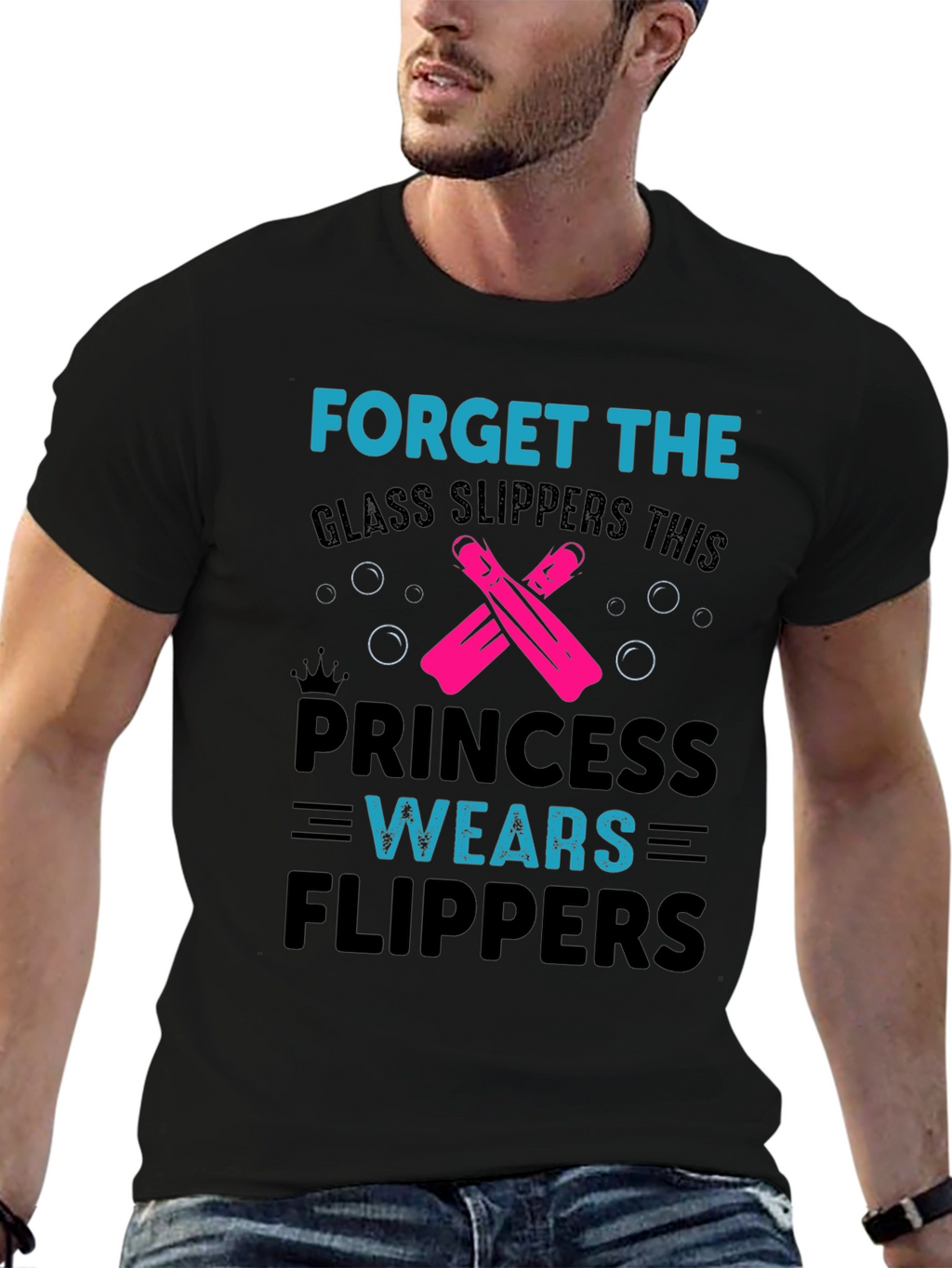 Princess Wears Flippers T-Shirt