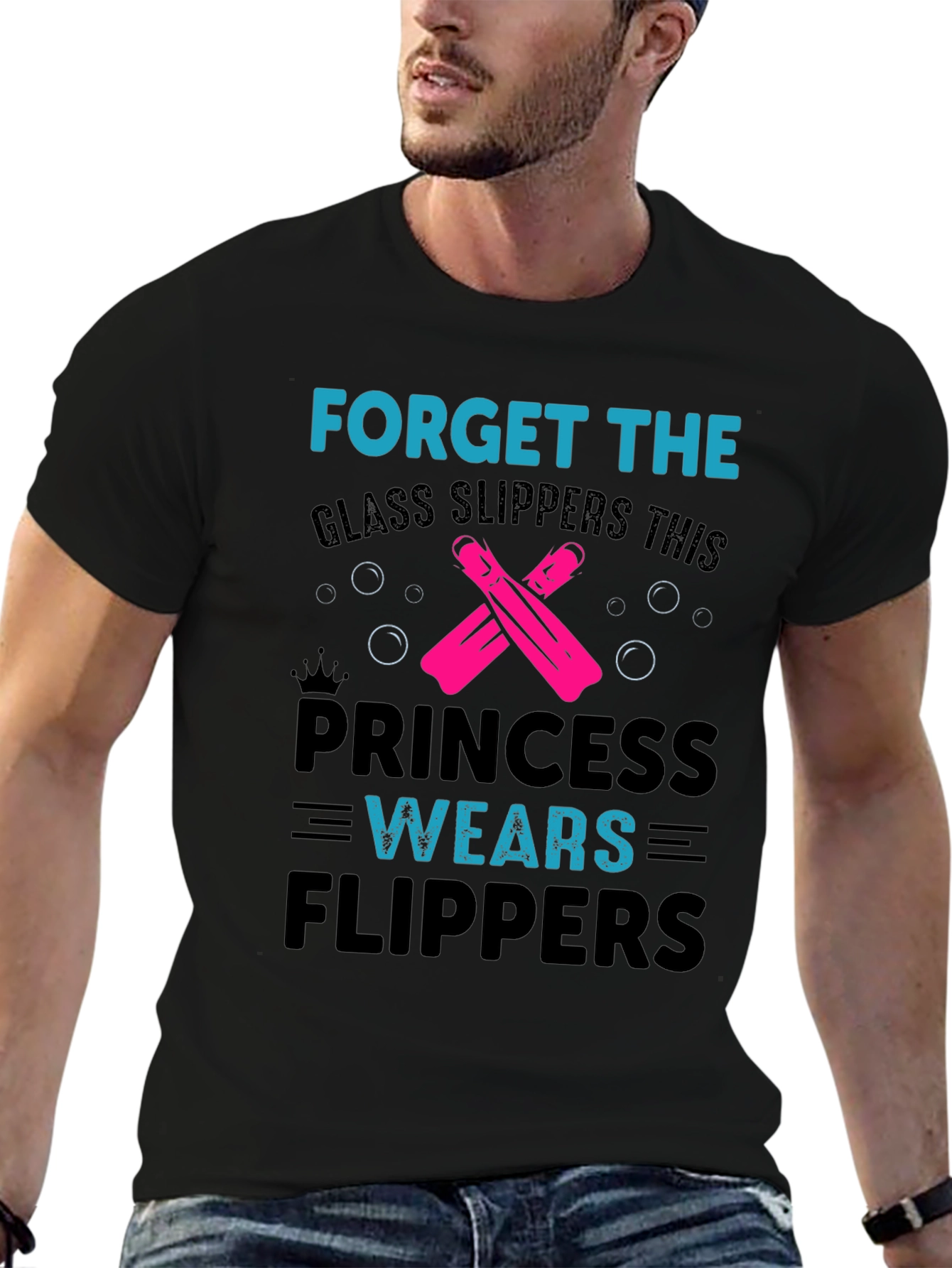 Princess Wears Flippers T-Shirt