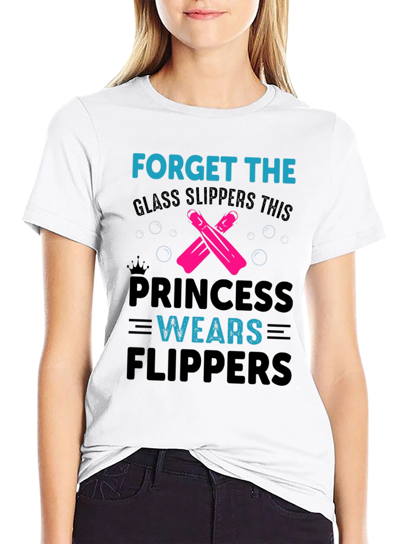 Princess Wears Flippers T-Shirt
