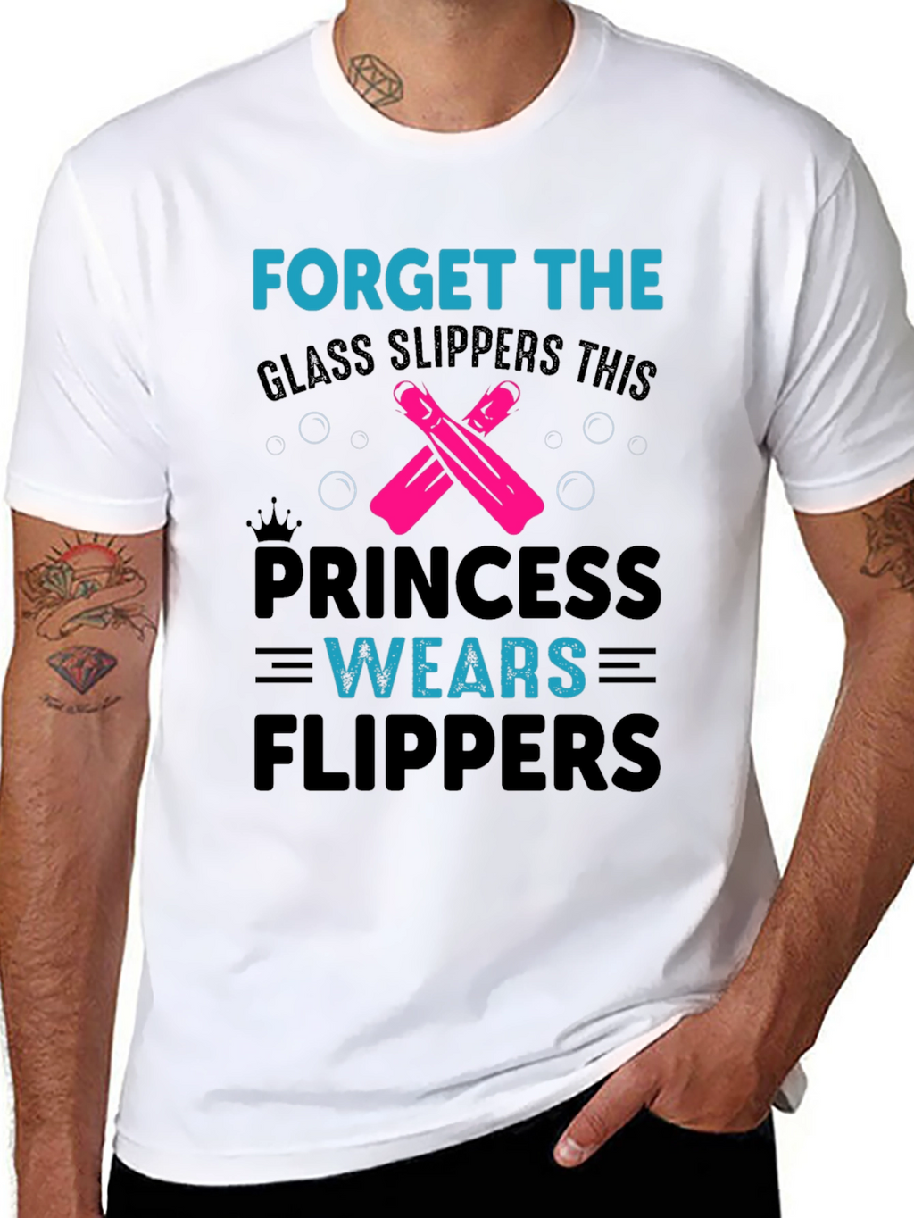 Princess Wears Flippers T-Shirt