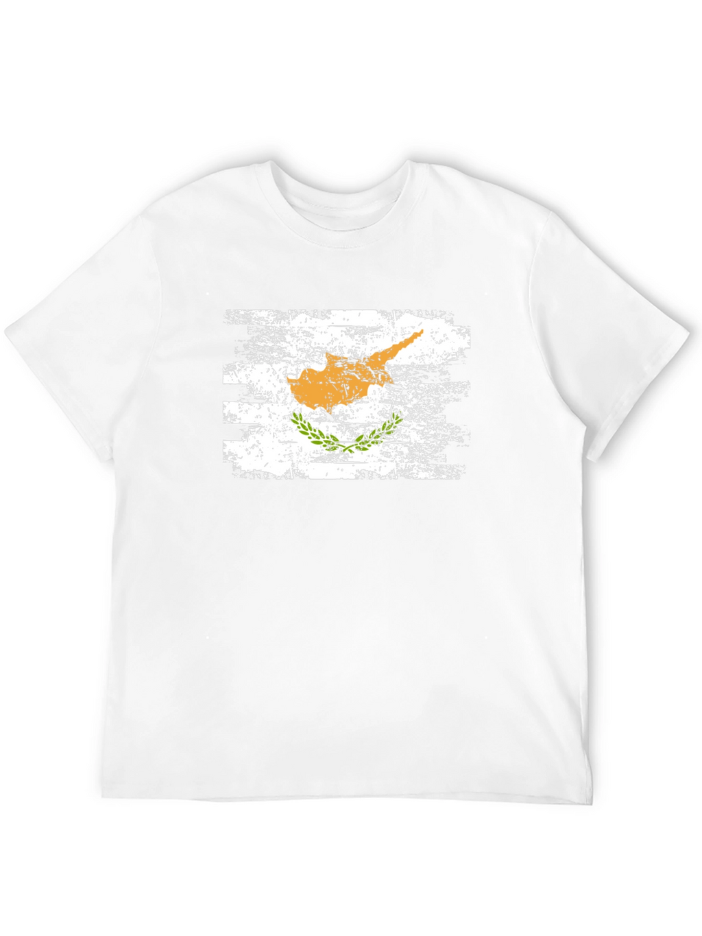 Cyprus Flag T-Shirt - Distressed Style Black Tee