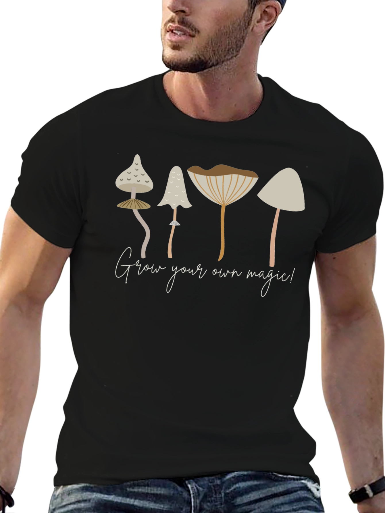 Grow Your Own Magic Mushroom Graphic T-Shirt