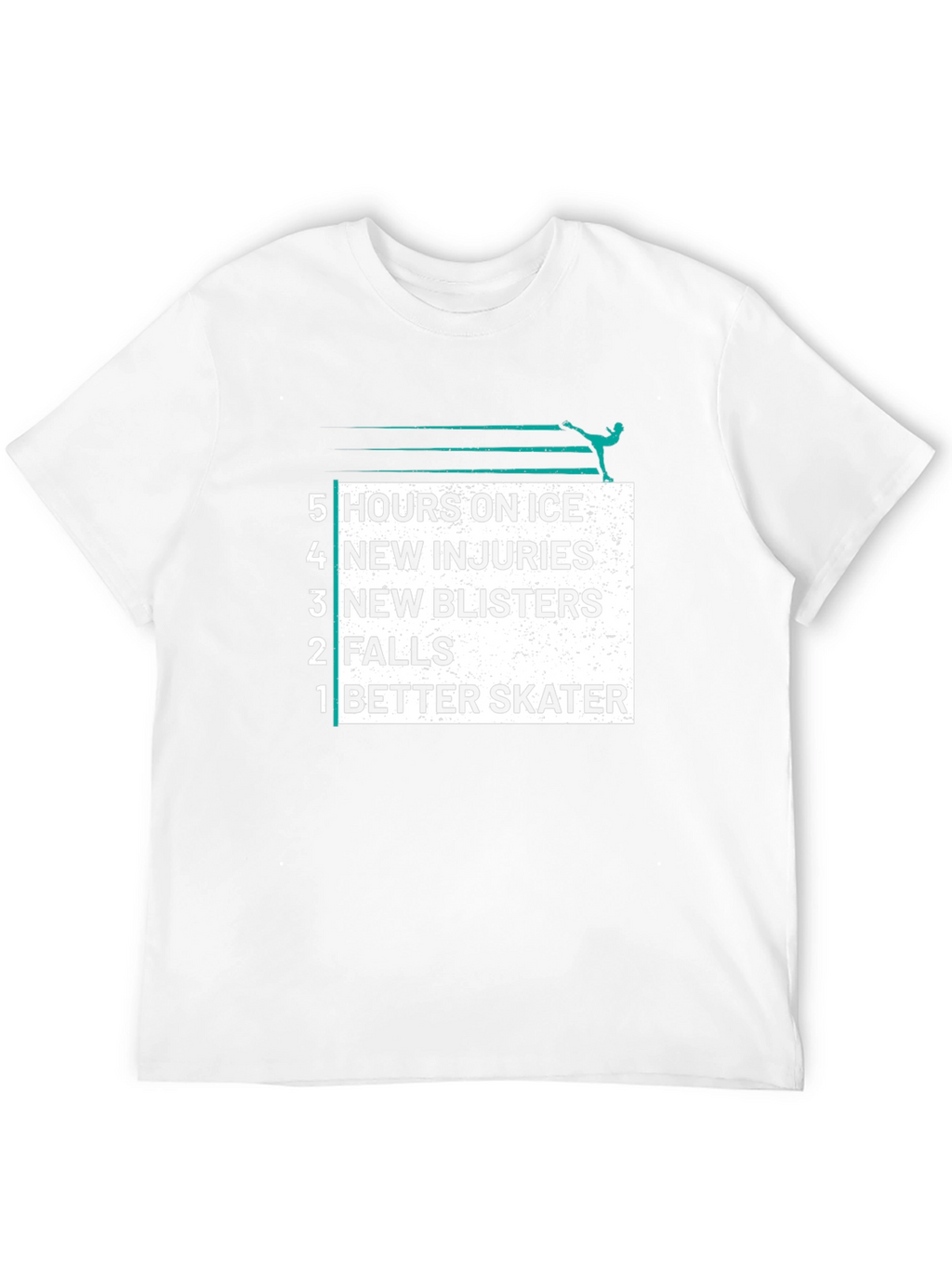 Figure Skater T-Shirt: Hours on Ice Graphic Tee