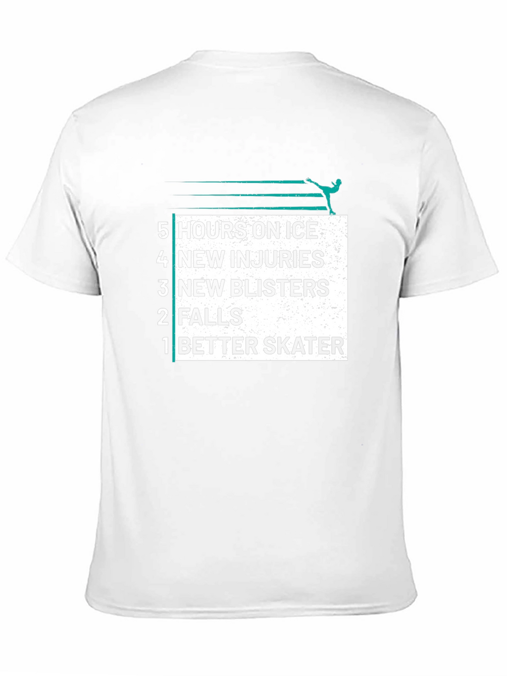 Figure Skater T-Shirt: Hours on Ice Graphic Tee