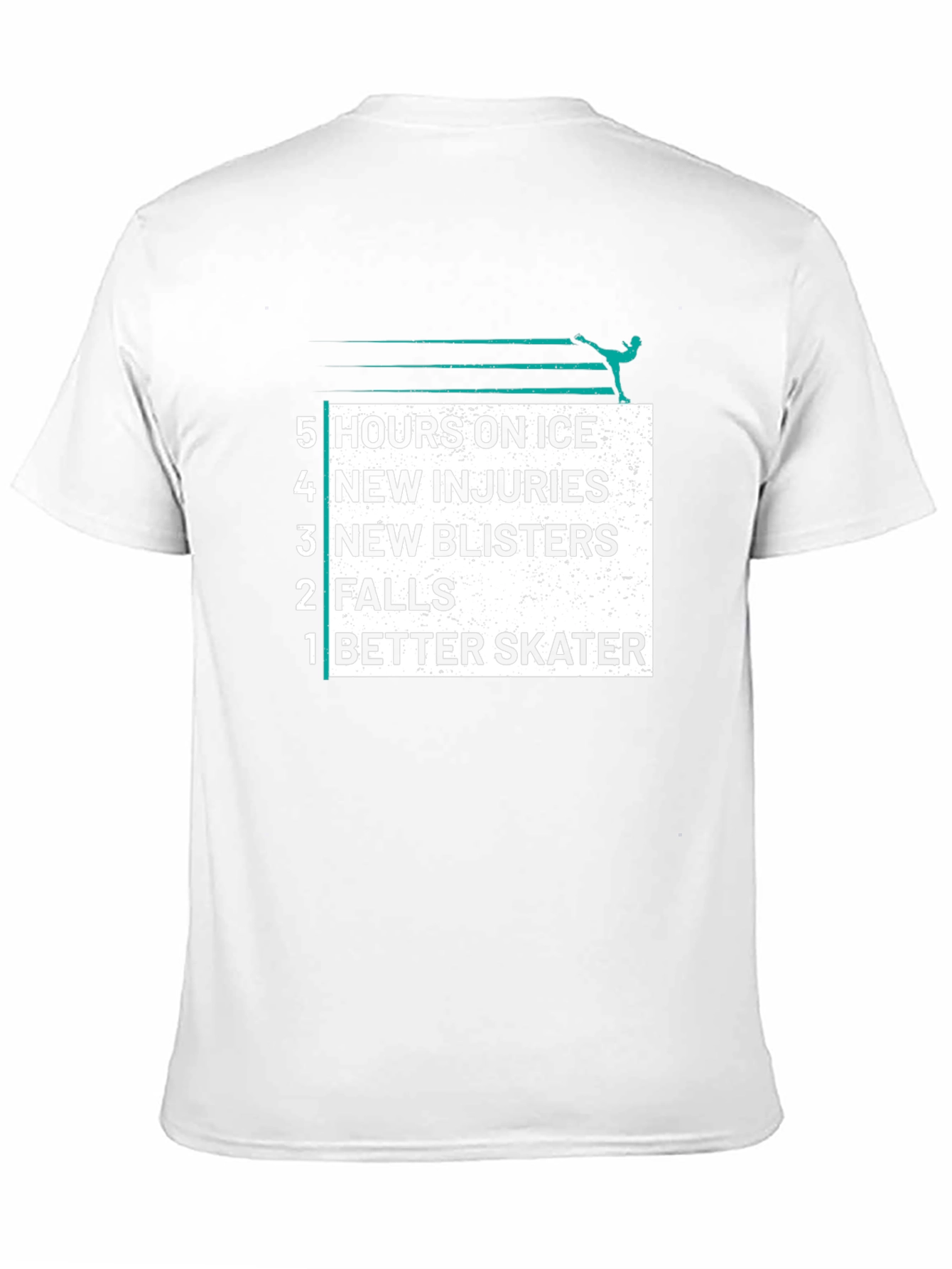 Figure Skater T-Shirt: Hours on Ice Graphic Tee
