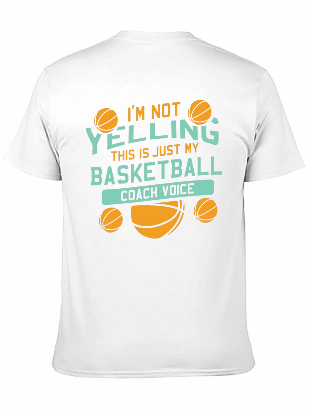 Basketball Coach Voice Graphic Tee