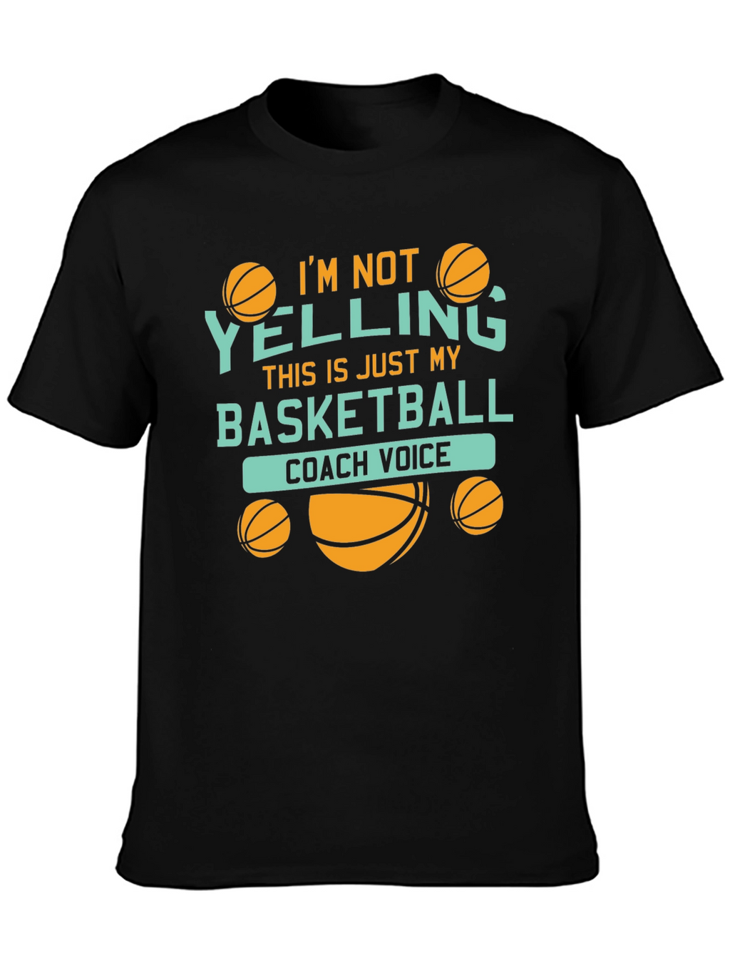 Basketball Coach Voice Graphic Tee