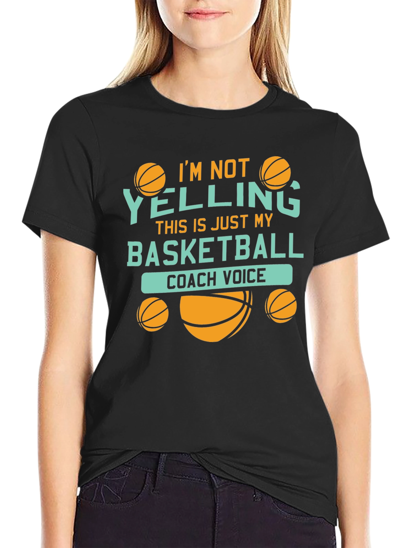 Basketball Coach Voice Graphic Tee